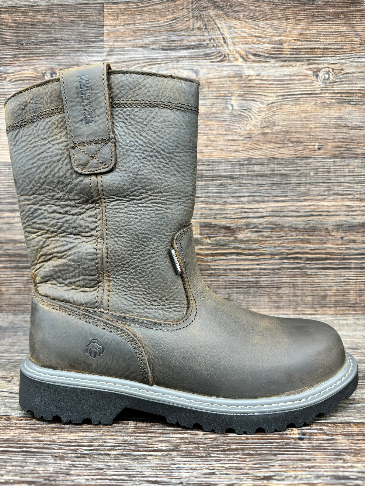 Wolverine Men’s Floorhand Wellington 10” Steel Toe Work Boots, Size 8 EW Shop Wolverine Mens Floorhand Wellington Steel Toe Work Boot  main image 2