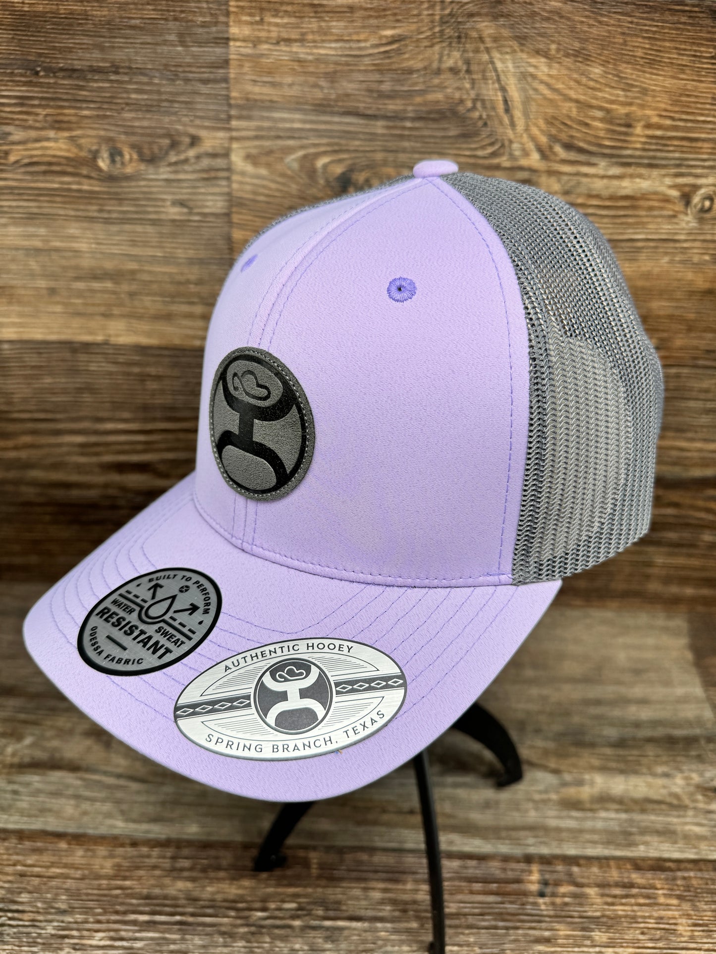 2205T-PLGY Purple/Grey 6 Panel Trucker Cap by Hooey