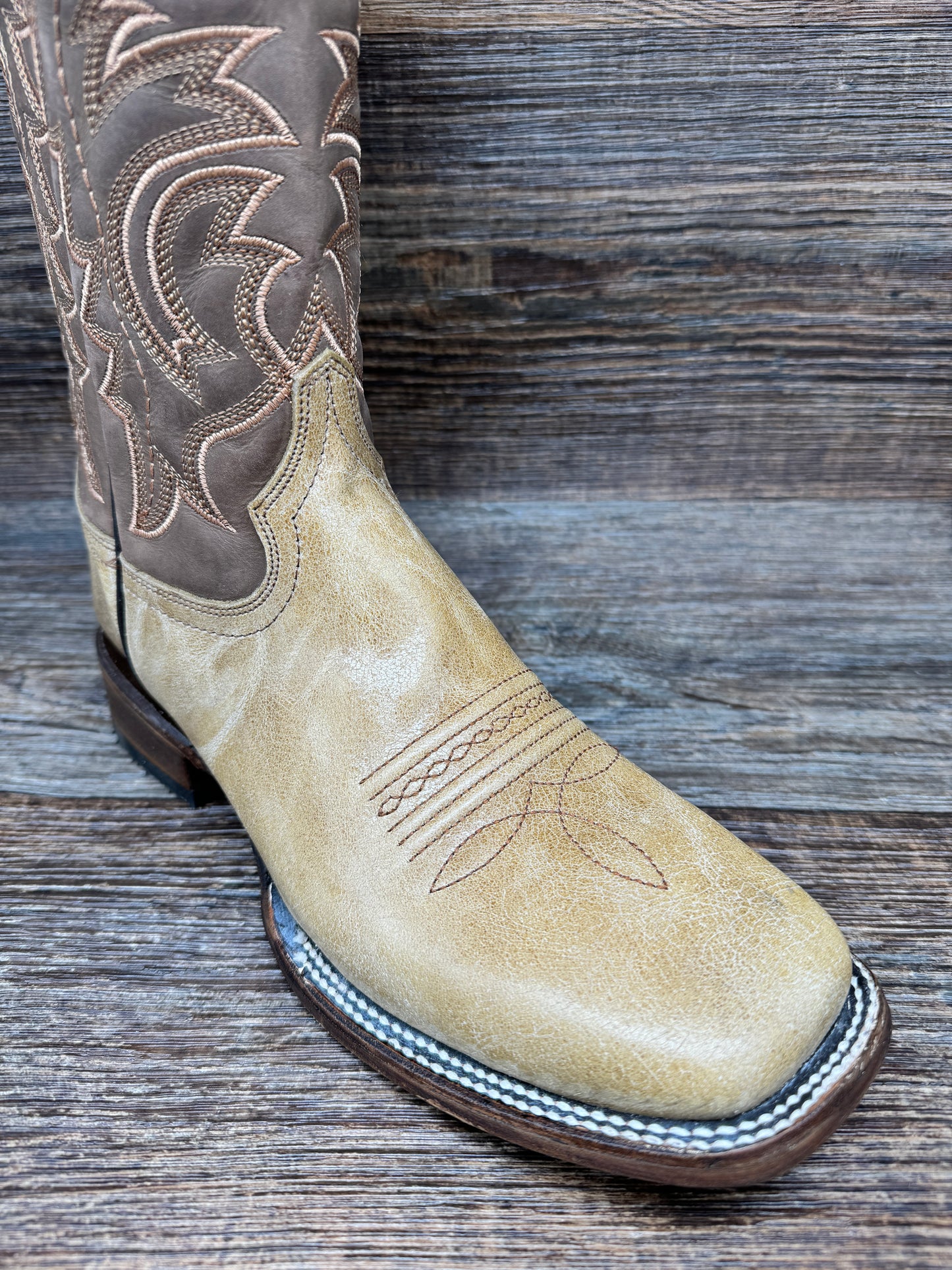 L6134 Men's Circle-G Tan Square Toe Western Boot by Corral