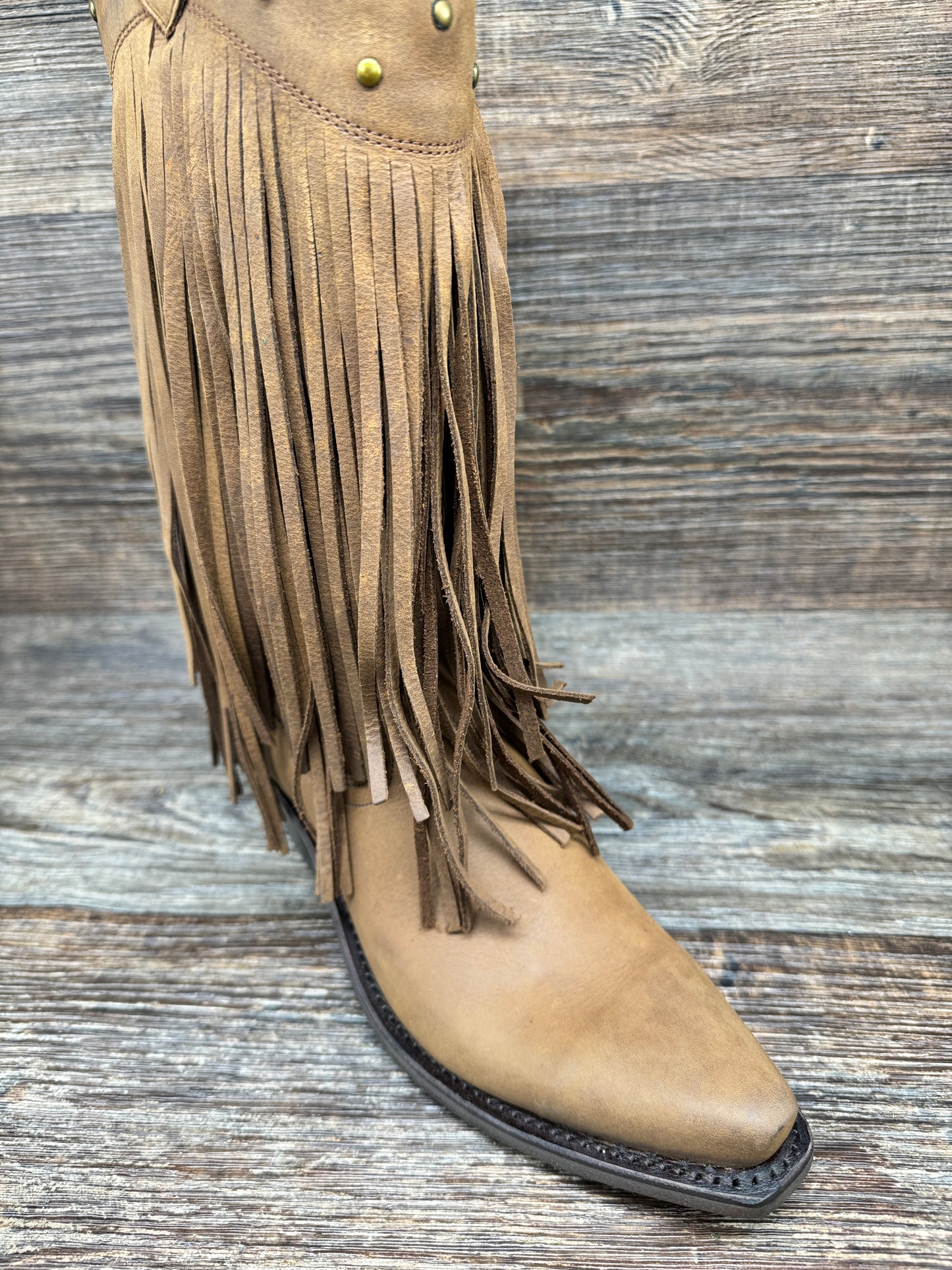 LF1585 Women's Fringe Snip Toe Western Boot by Old West