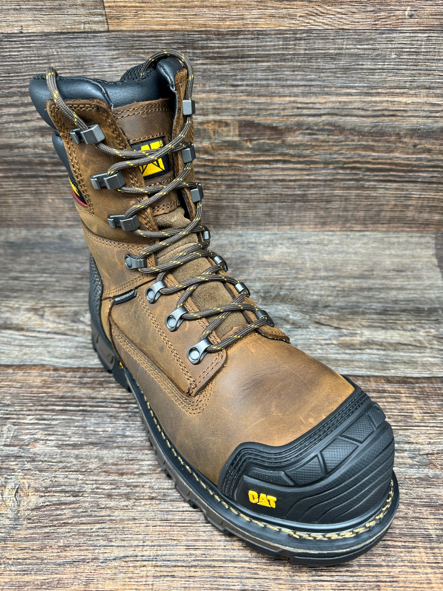 p90996 Men's Excavator XL 8 inch Waterproof Composite Toe Work Boot by Caterpillar