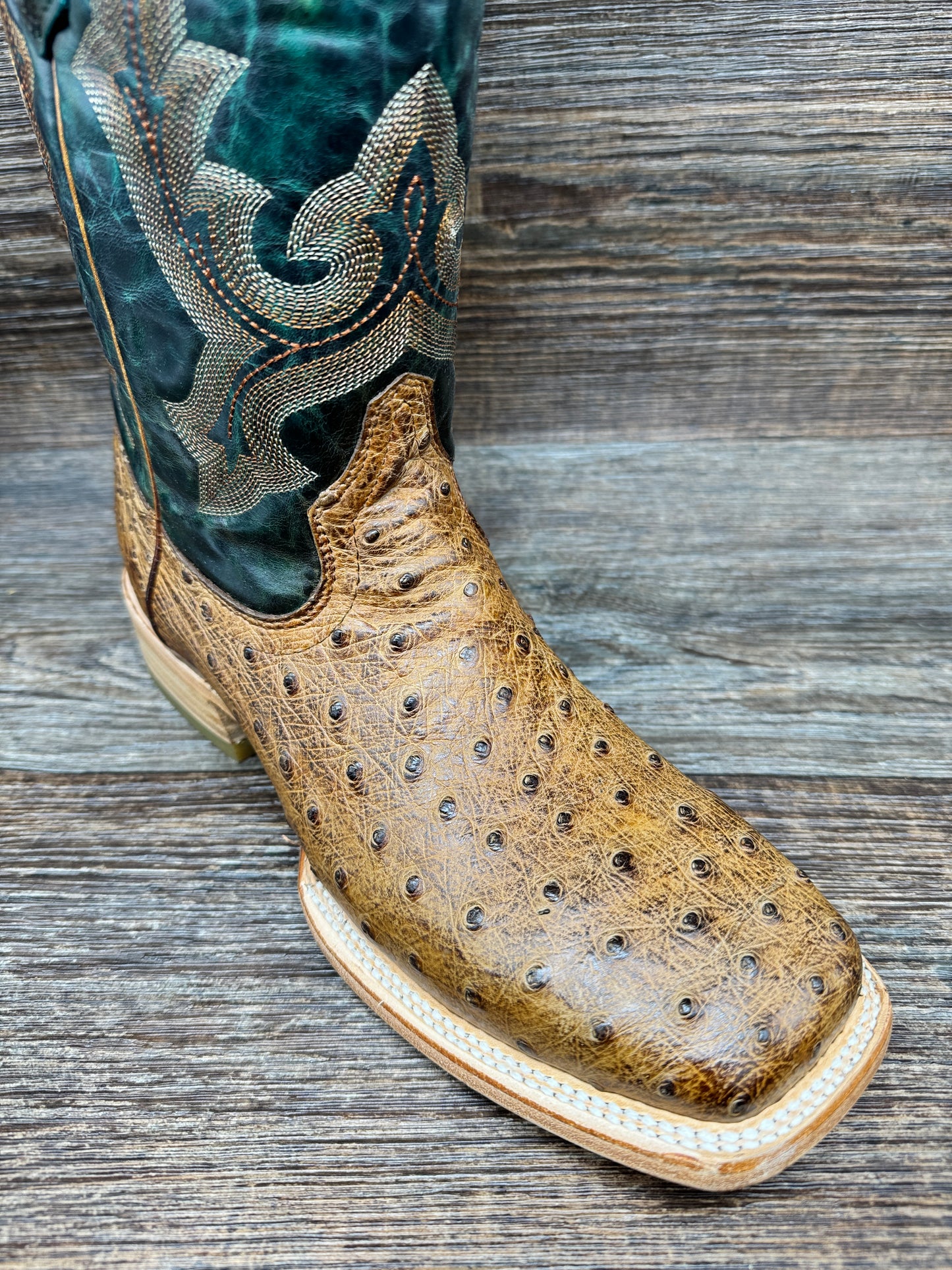 A4533 Men's Square Toe Full Quill Ostrich Western Boots by Corral