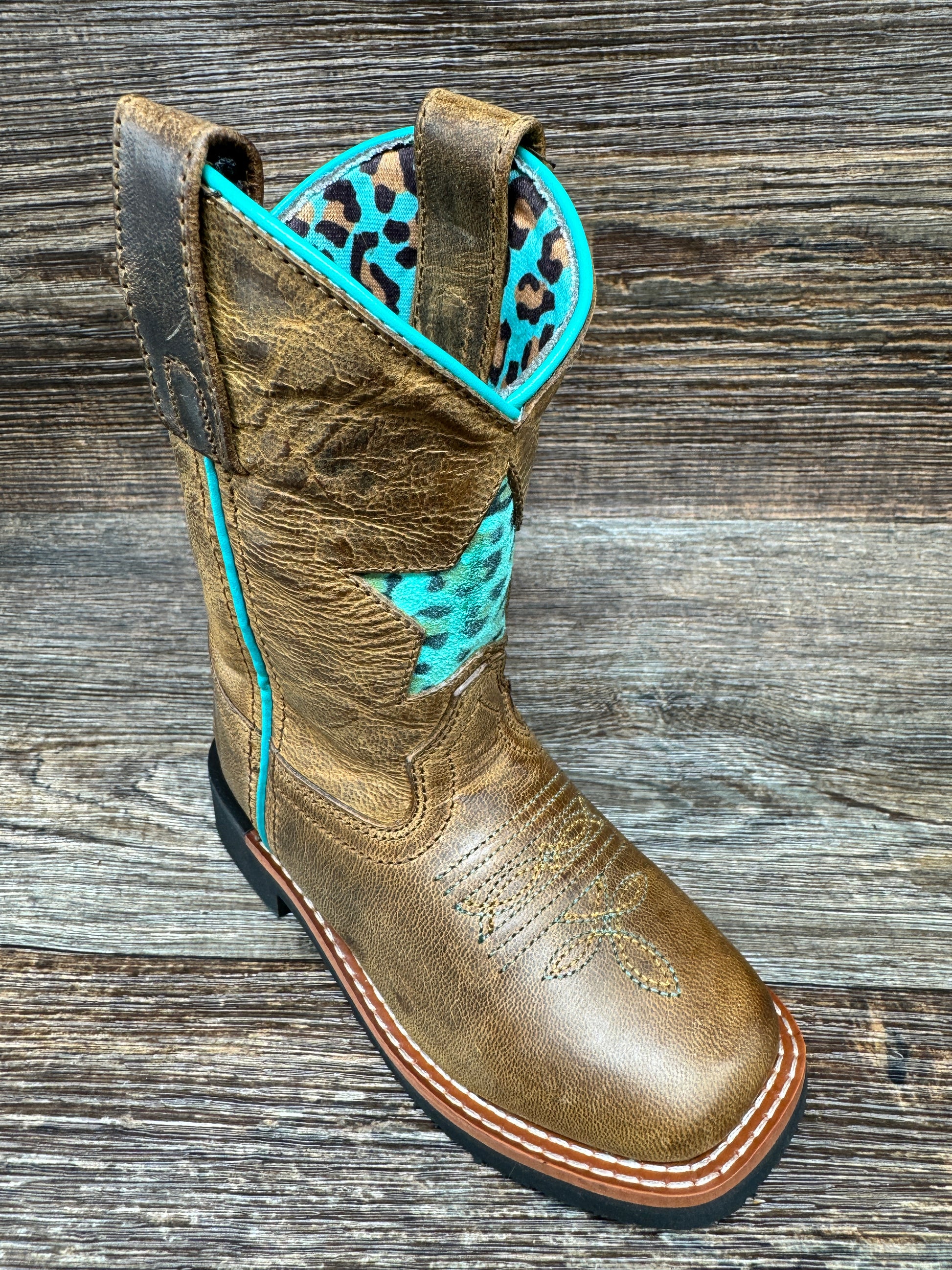 DPC2828 Girl's Starr Square Toe Western Boot by Dan Post – Rushing