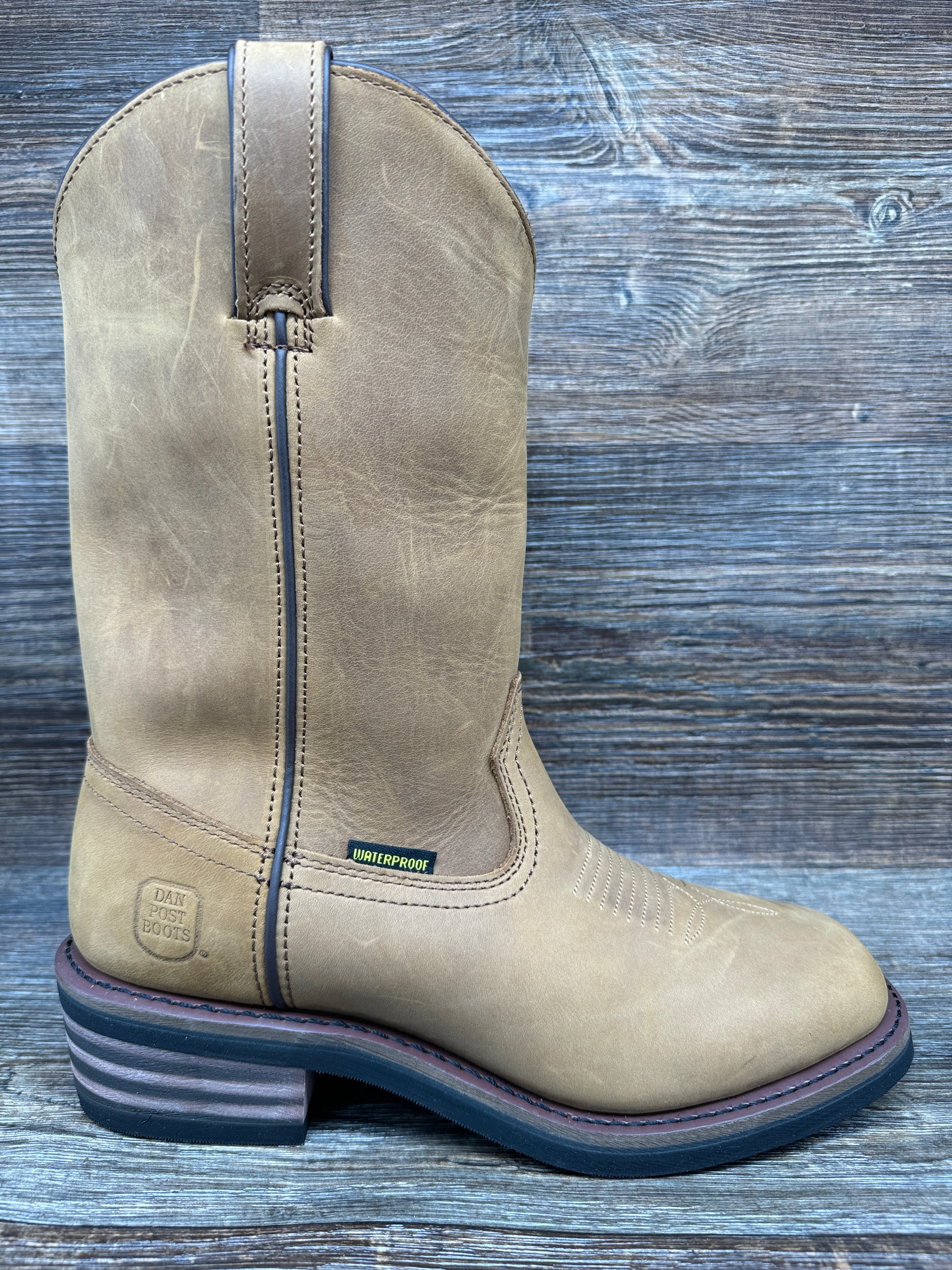 DP69693 Men s Las Cruces Soft Toe Waterproof Work Boot by Dan Post Rushing Boots