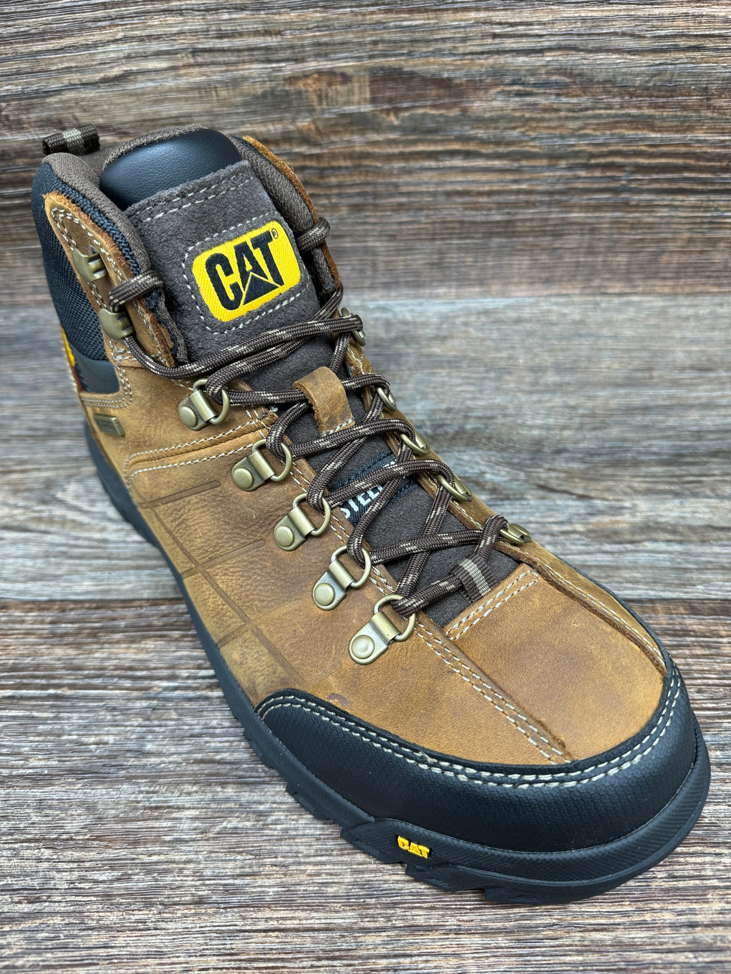 P90935 Men's Steel Toe Waterproof 6 inch Work Boot by Caterpillar