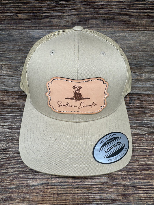 SETPLP Trucker Style Yupoong with Engraved Leather Patch by Southern Executor