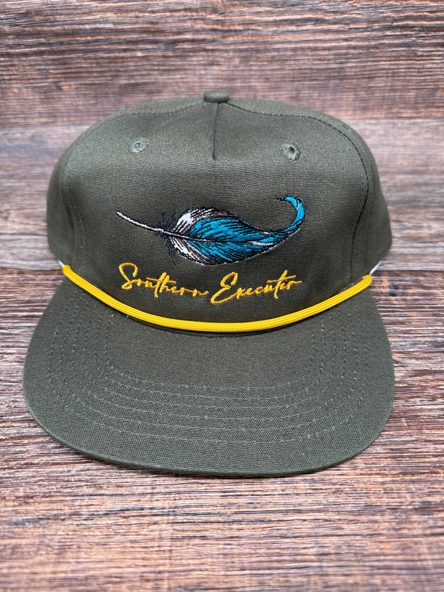 SEGRF Flat Brim "Slough Serenity" Cap with Embroidered Logo by Southern Executor