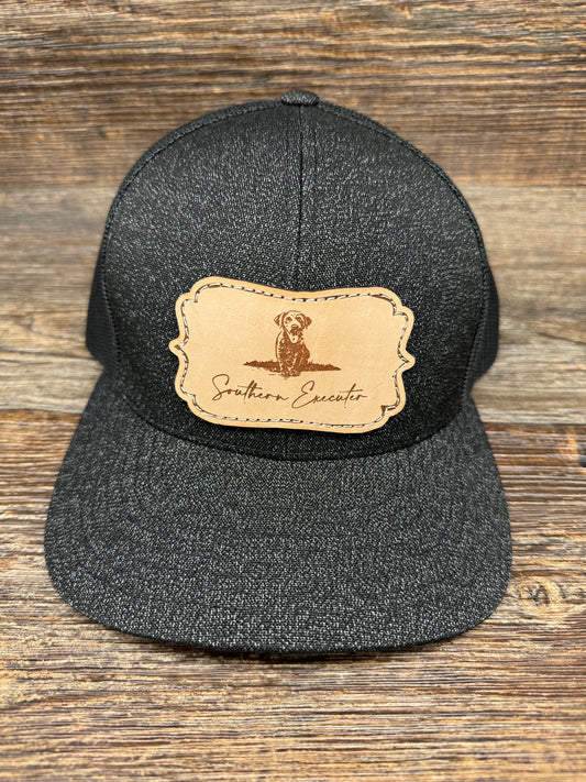 SESBLP Trucker Style Pacific Headwear with Engraved Leather Patch by Southern Executor