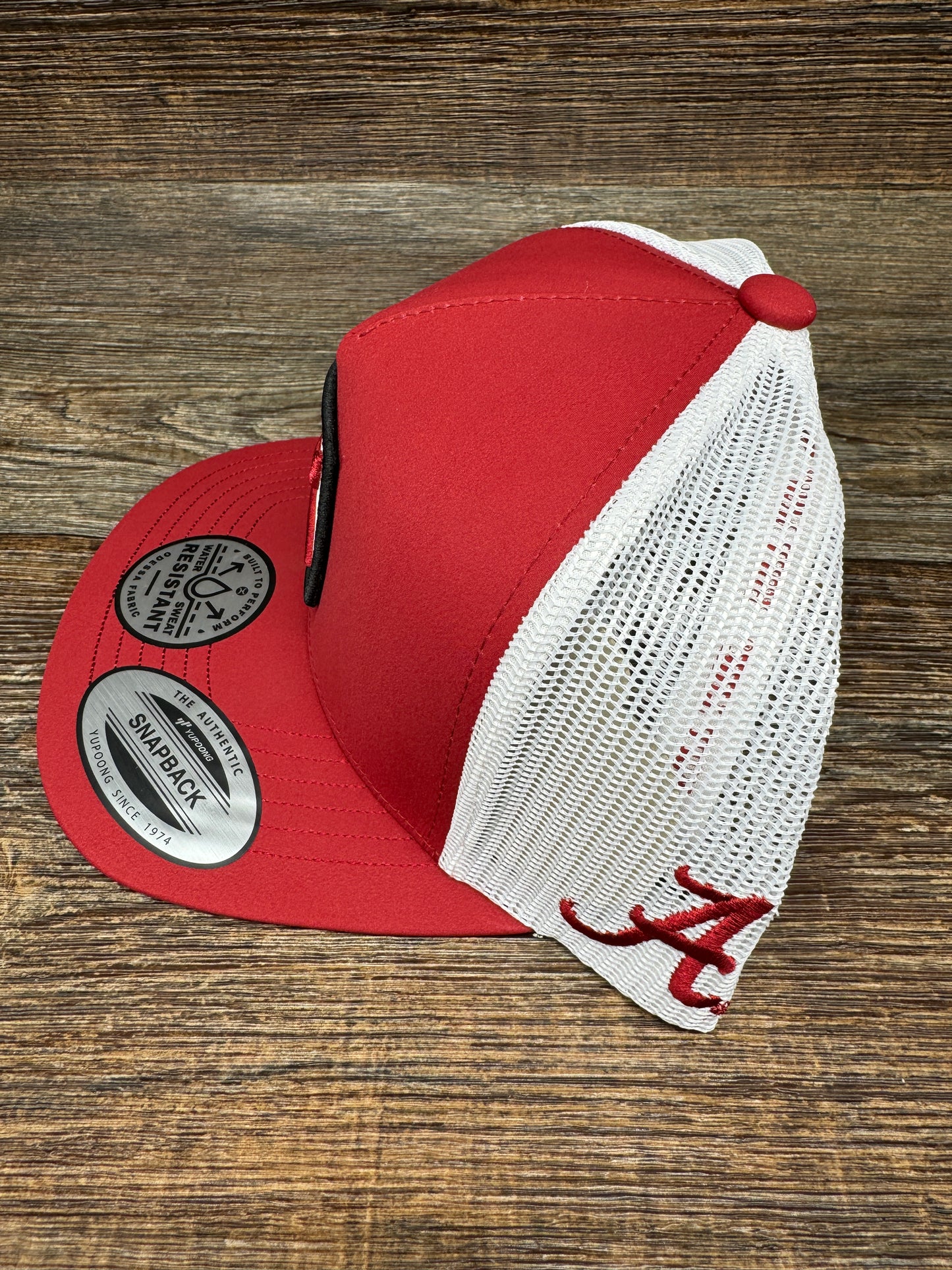 7340T-RDWH "University of Alabama" 5-Panel Trucker Cap by Hooey