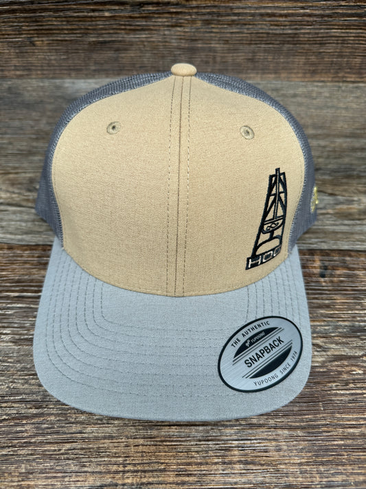 3029T-TNGY "HOG" 6-Panel Trucker Cap by Hooey