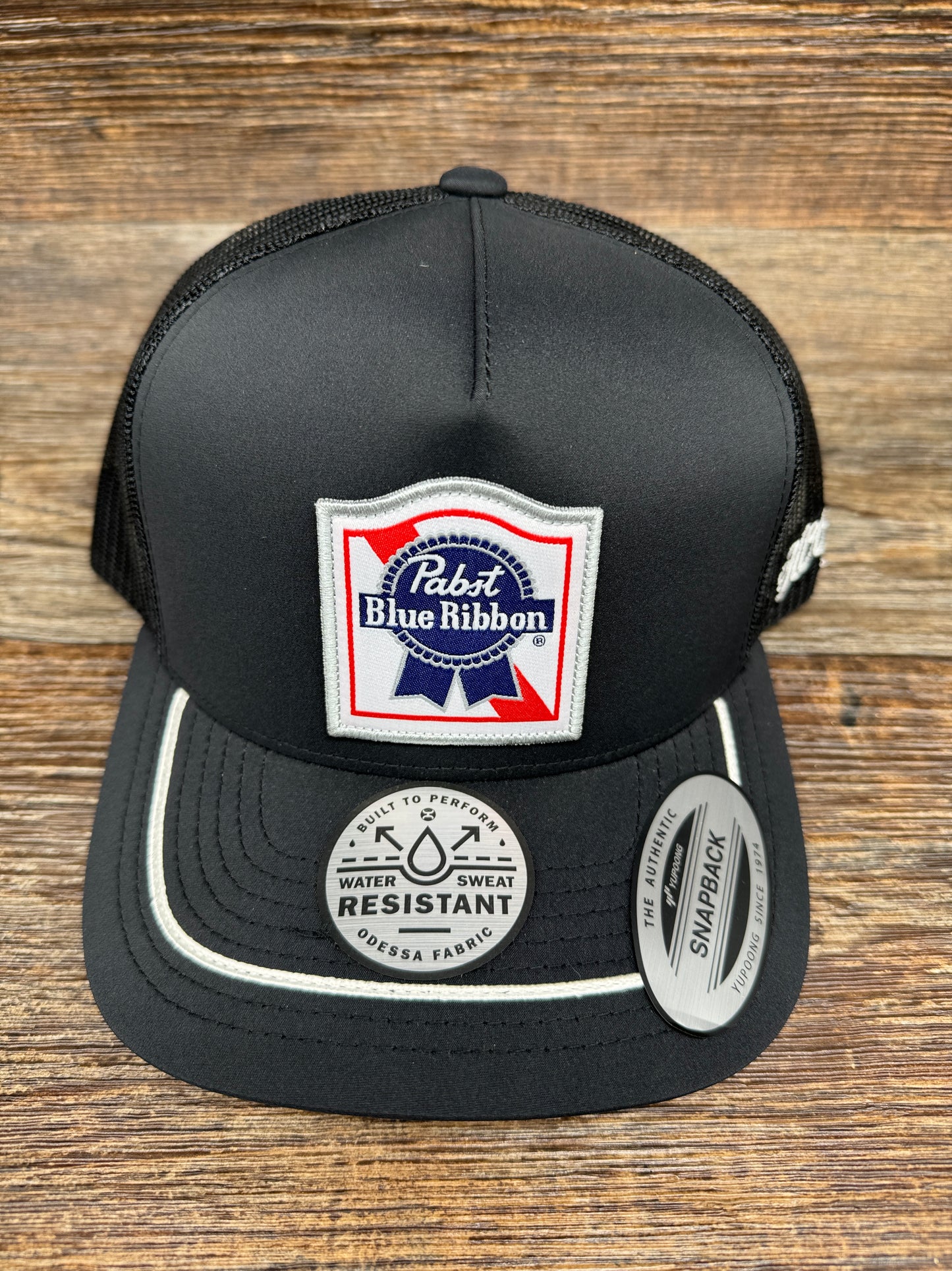 2276T-BK Pabst Blue Ribbon 5-Panel Trucker Cap by Hooey