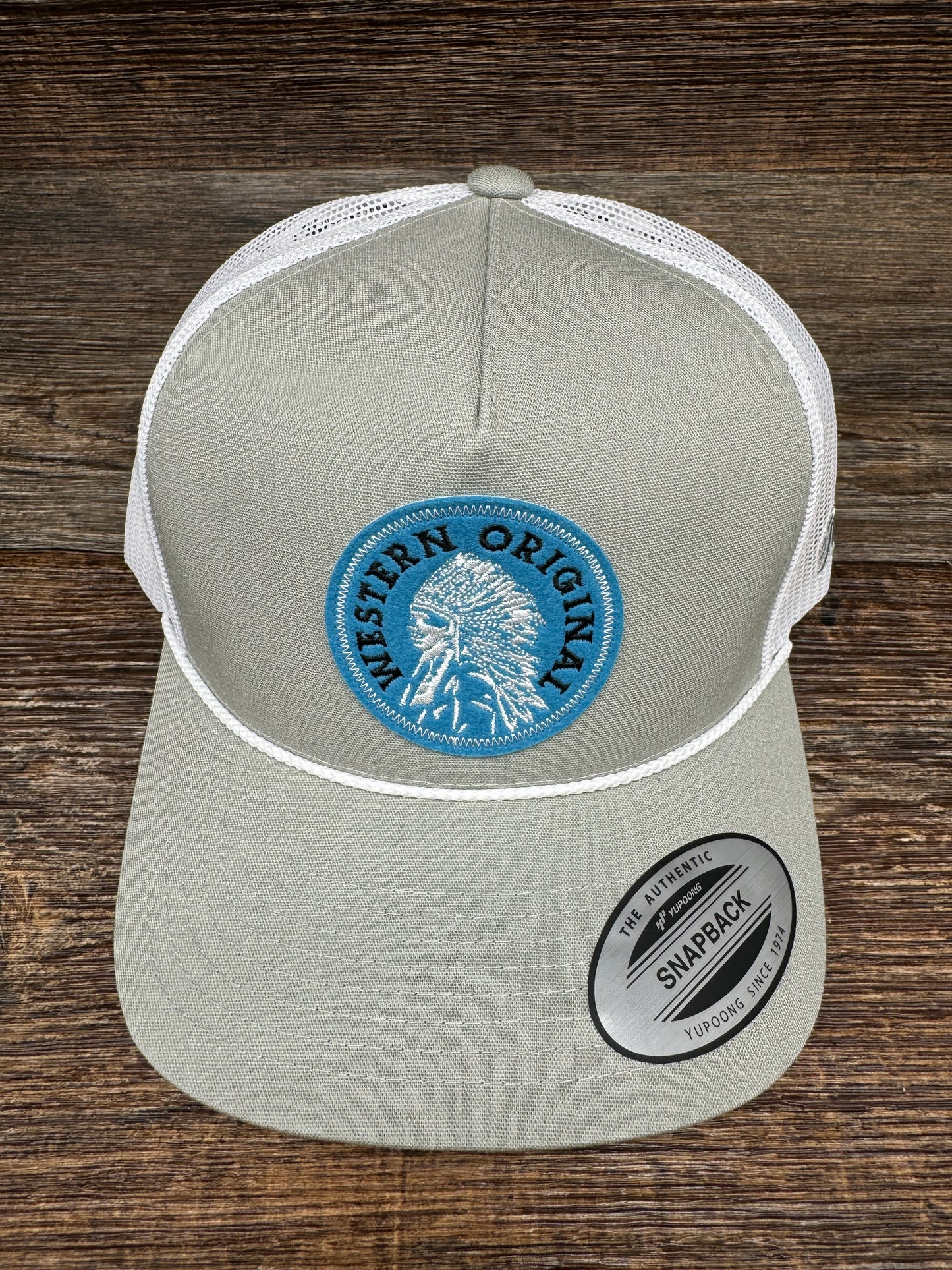 2426T-GYWH "Quanah" 5-Panel Trucker Cap by Hooey