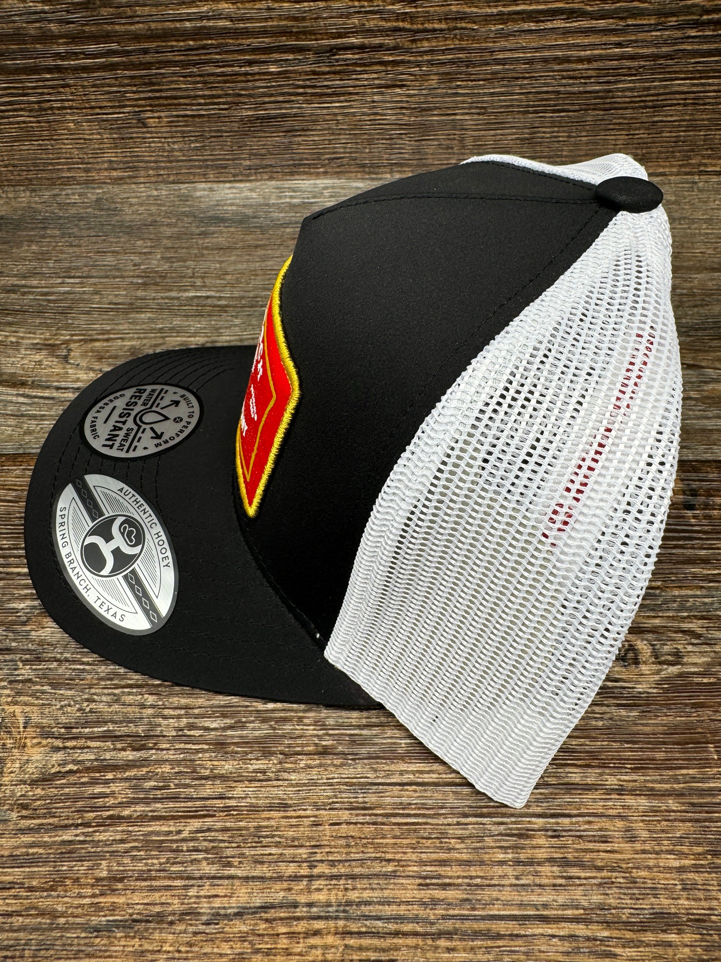 2361T-BKWH "Rank Stock" 5-Panel Trucker Cap by Hooey