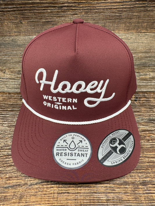 2460T-MA Maroon 5 Panel Trucker by Hooey