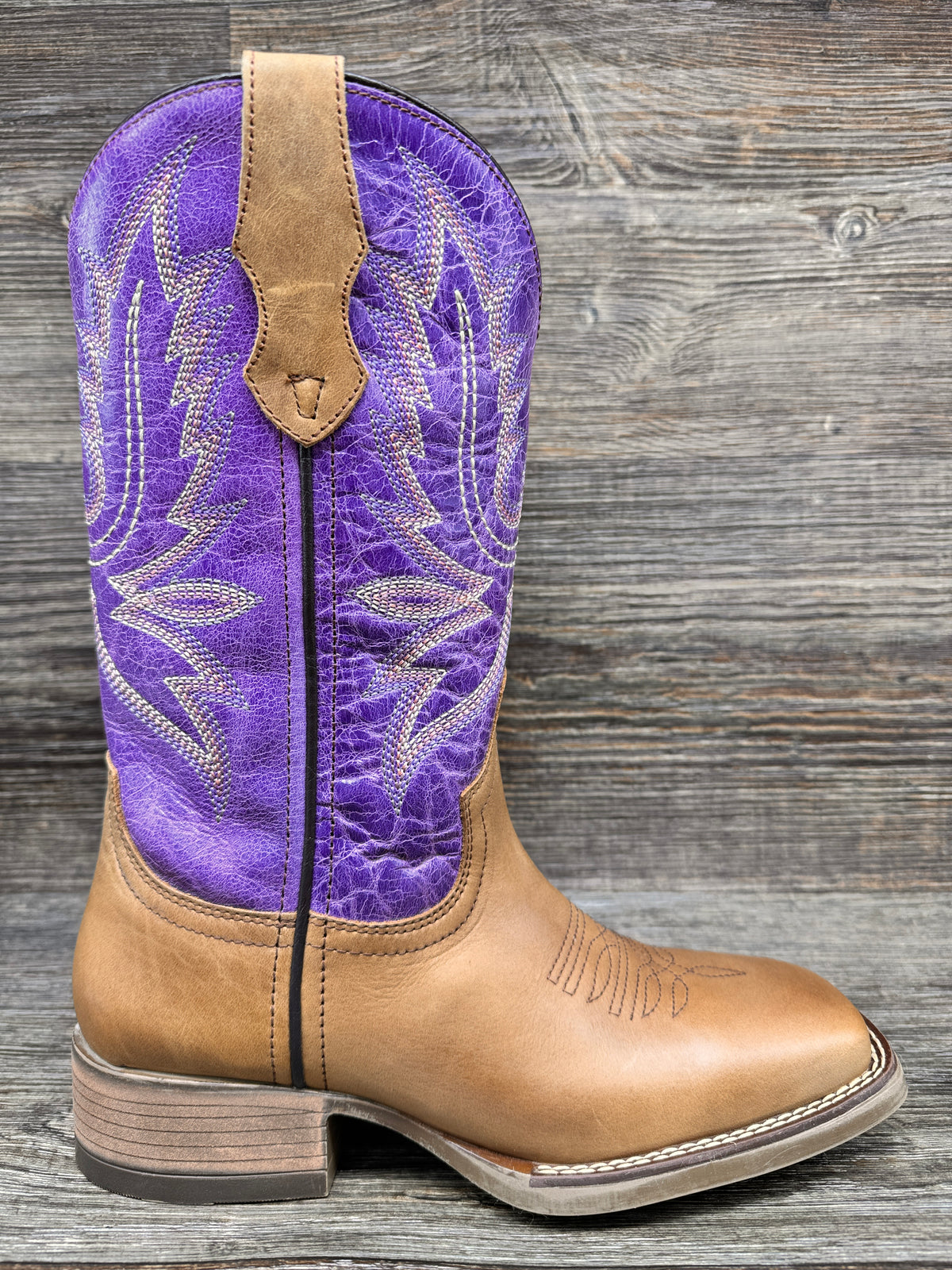 Twisted X Purple and Tan Cowboy Boots Twisted X Women main image 4