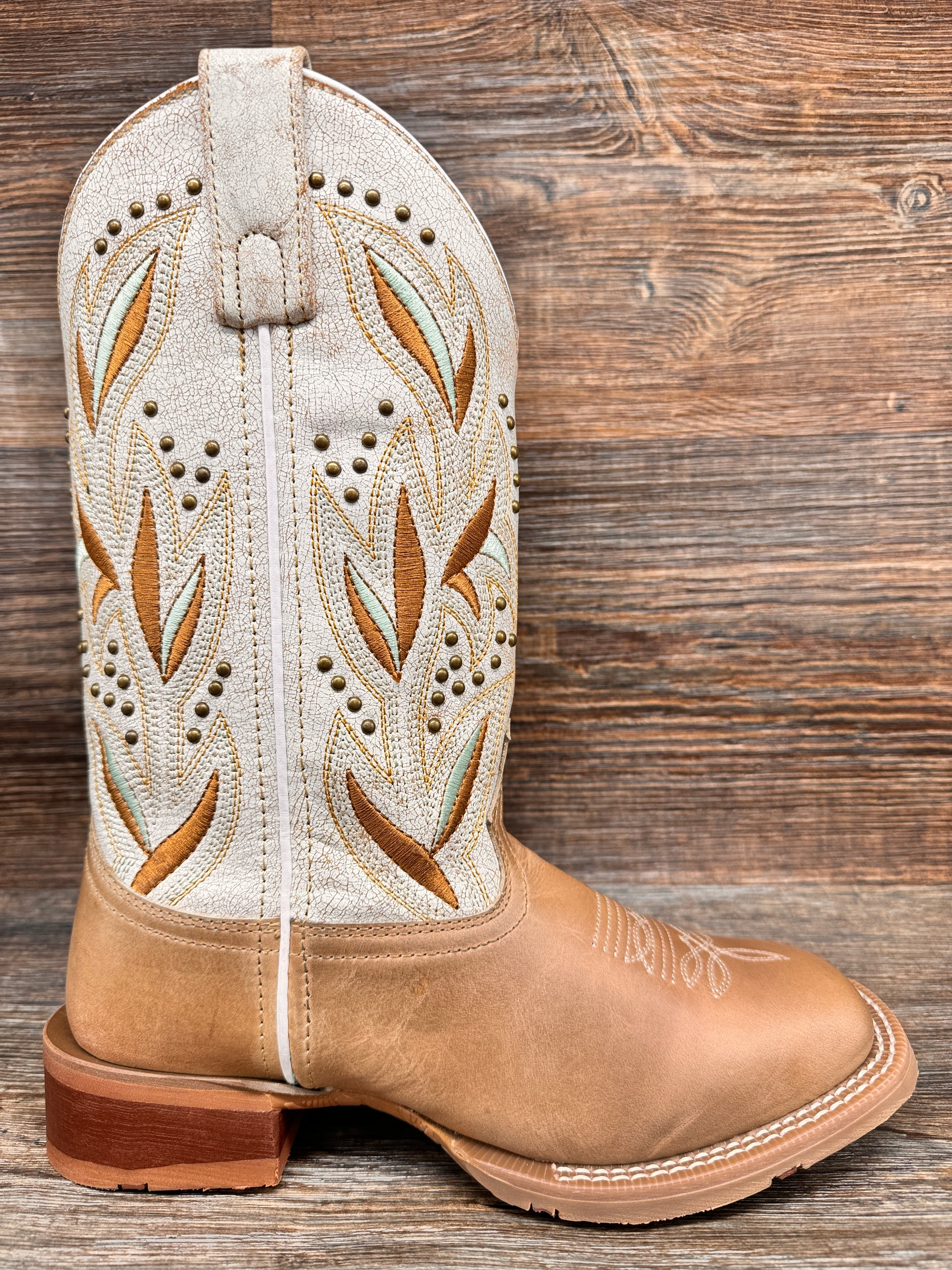 5603 Women's Lydia Square Toe Stockman Boot by Laredo – Rushing Boots