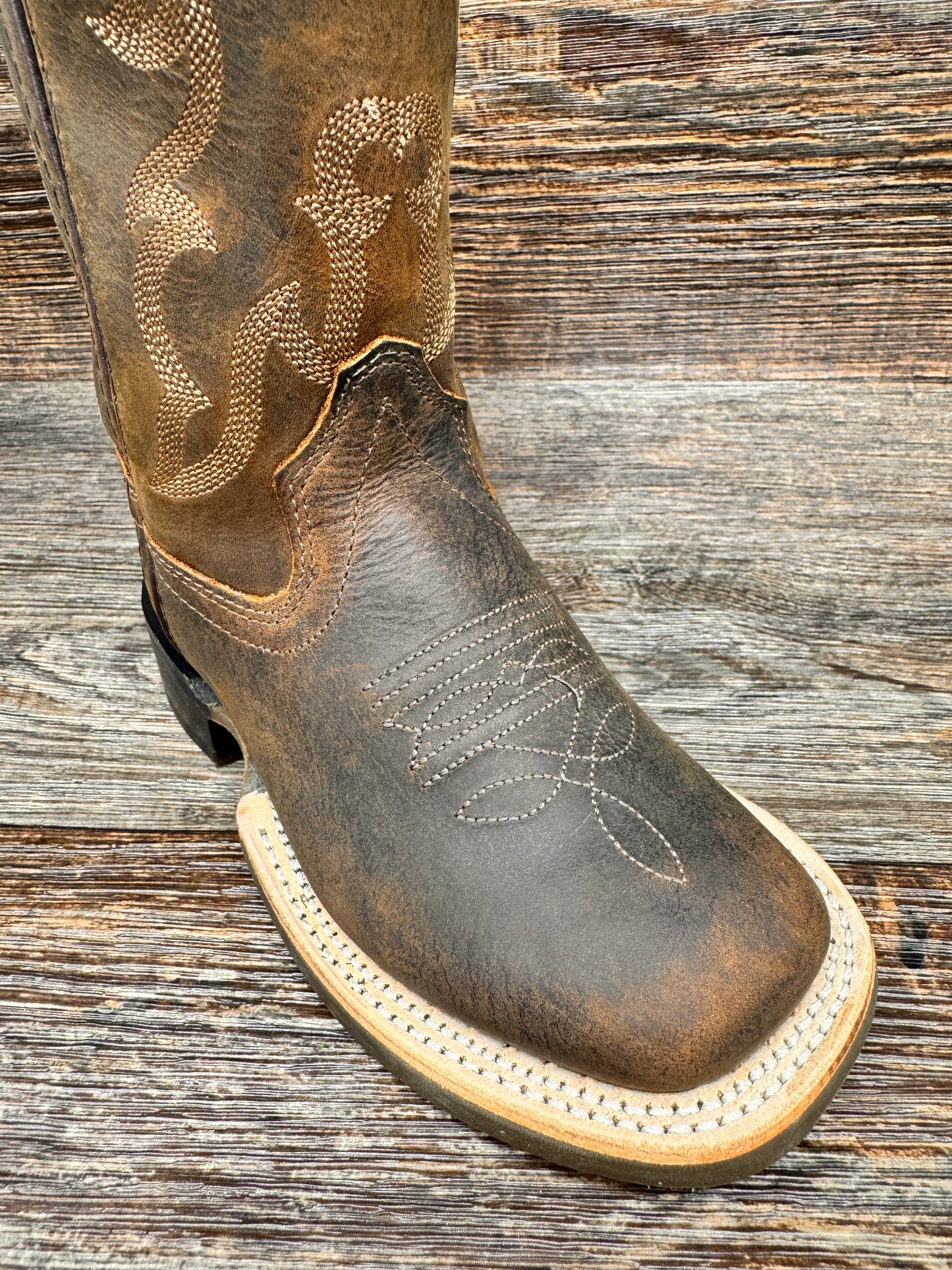 BSC1904 Kid's Square Toe Western Boot by Old West