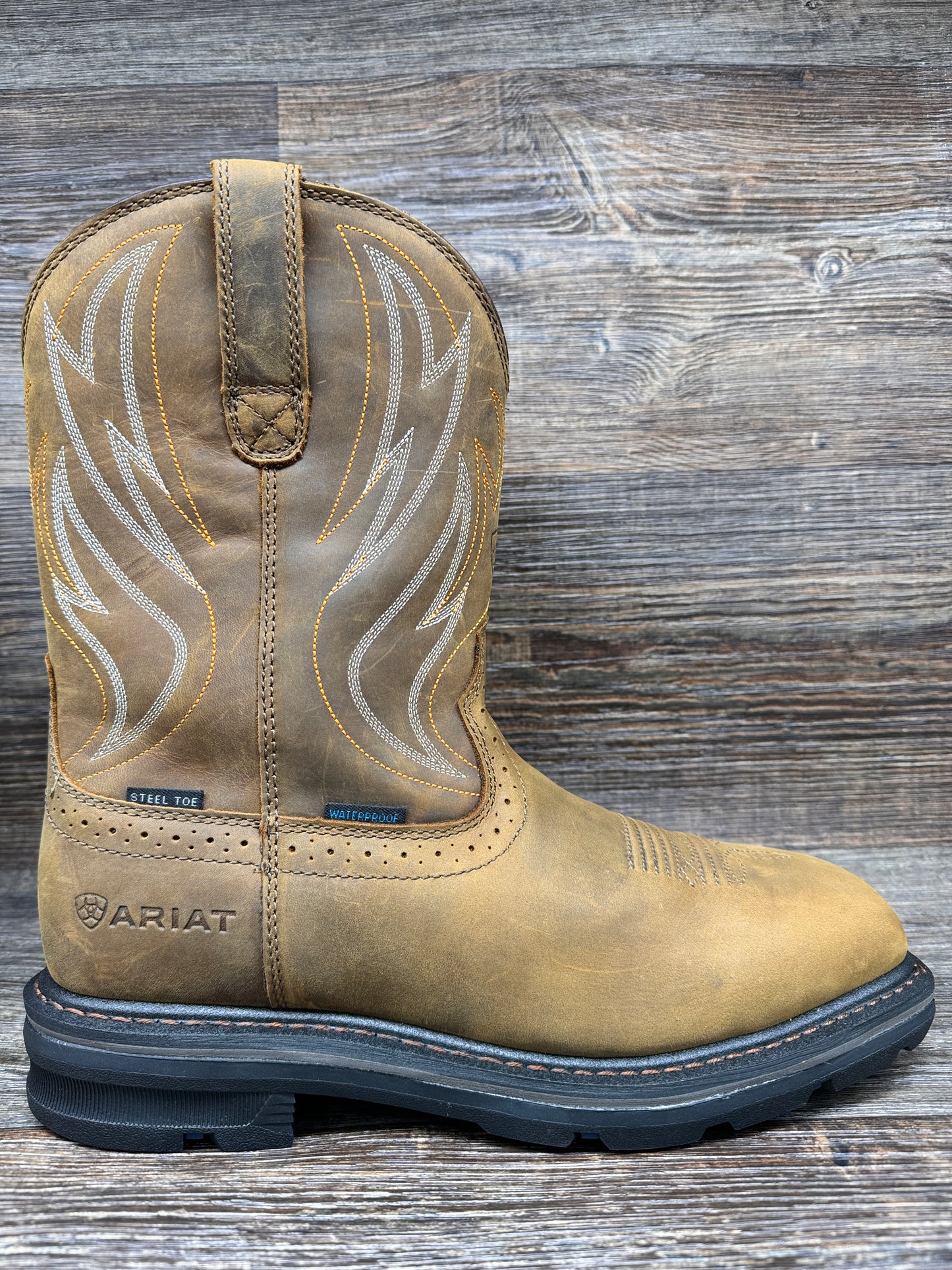 10044544 Men's Sierra Shock Shield Composite Toe Waterproof Work Boot by Ariat