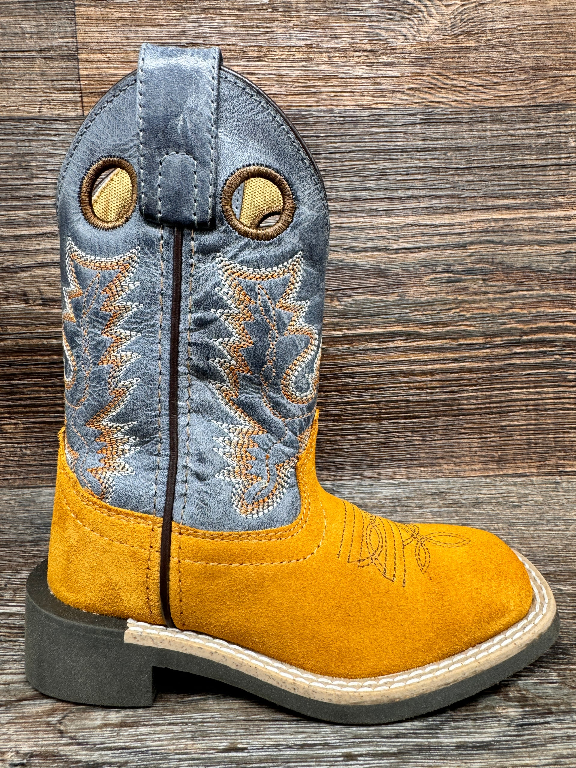 Smoky Mountain Boots Boys Denver Leather Western Boots – Size 5 M US Big Kid, Black