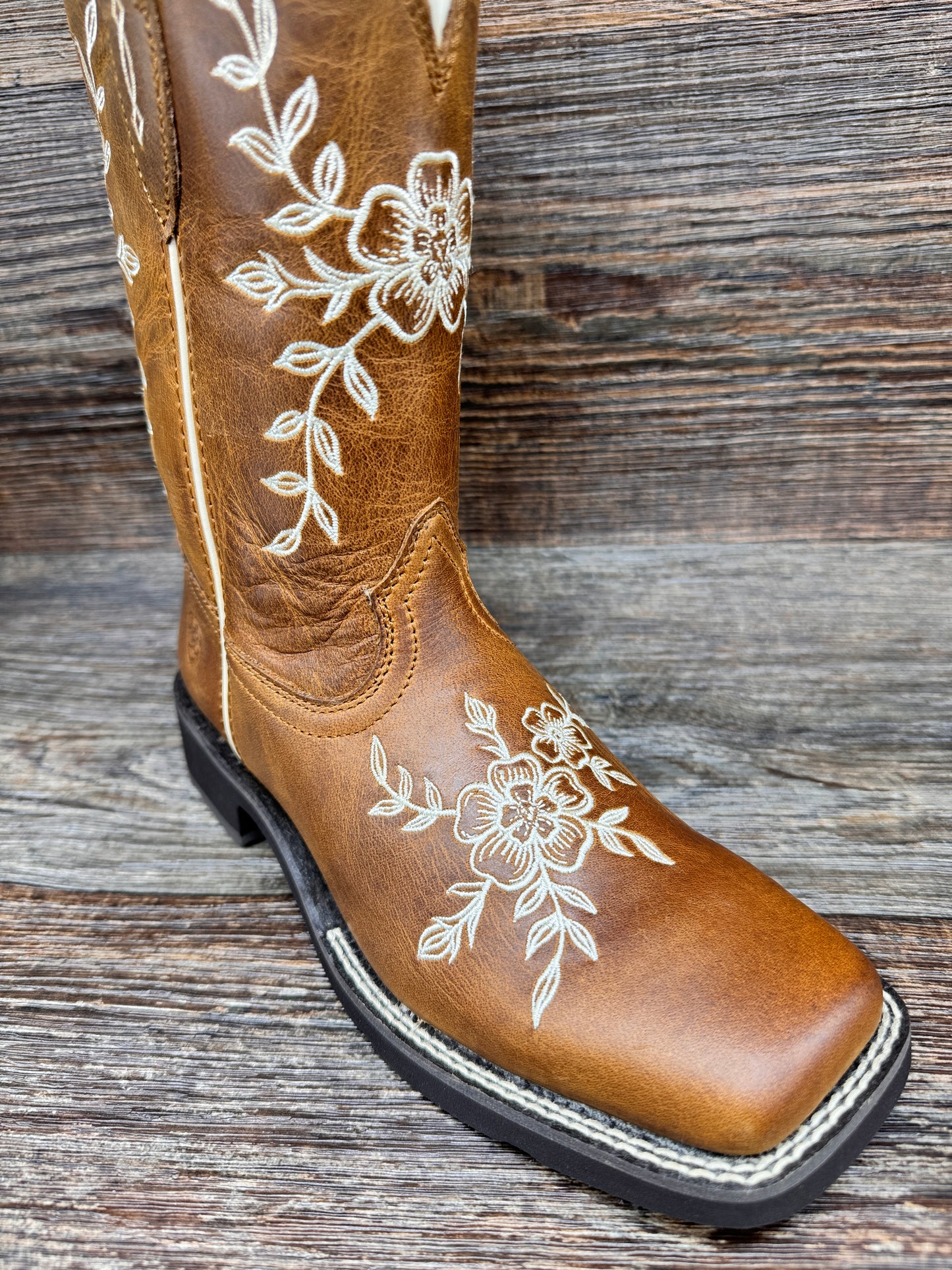 10053598 Women's Flora Western Boot in Country Cork by Ariat