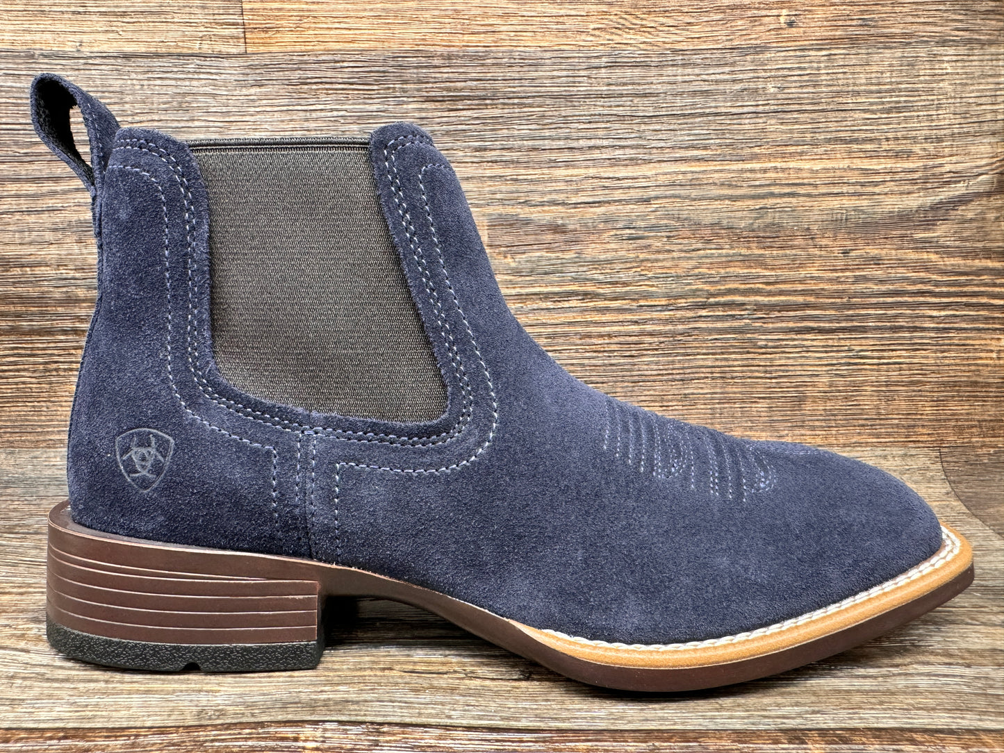 10051921 Men's Booker Ultra in Navy Suede by Ariat