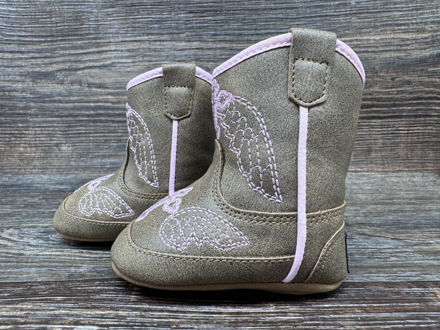 4421602 Infant & Toddler Gracie Embroidered Booties by Twister