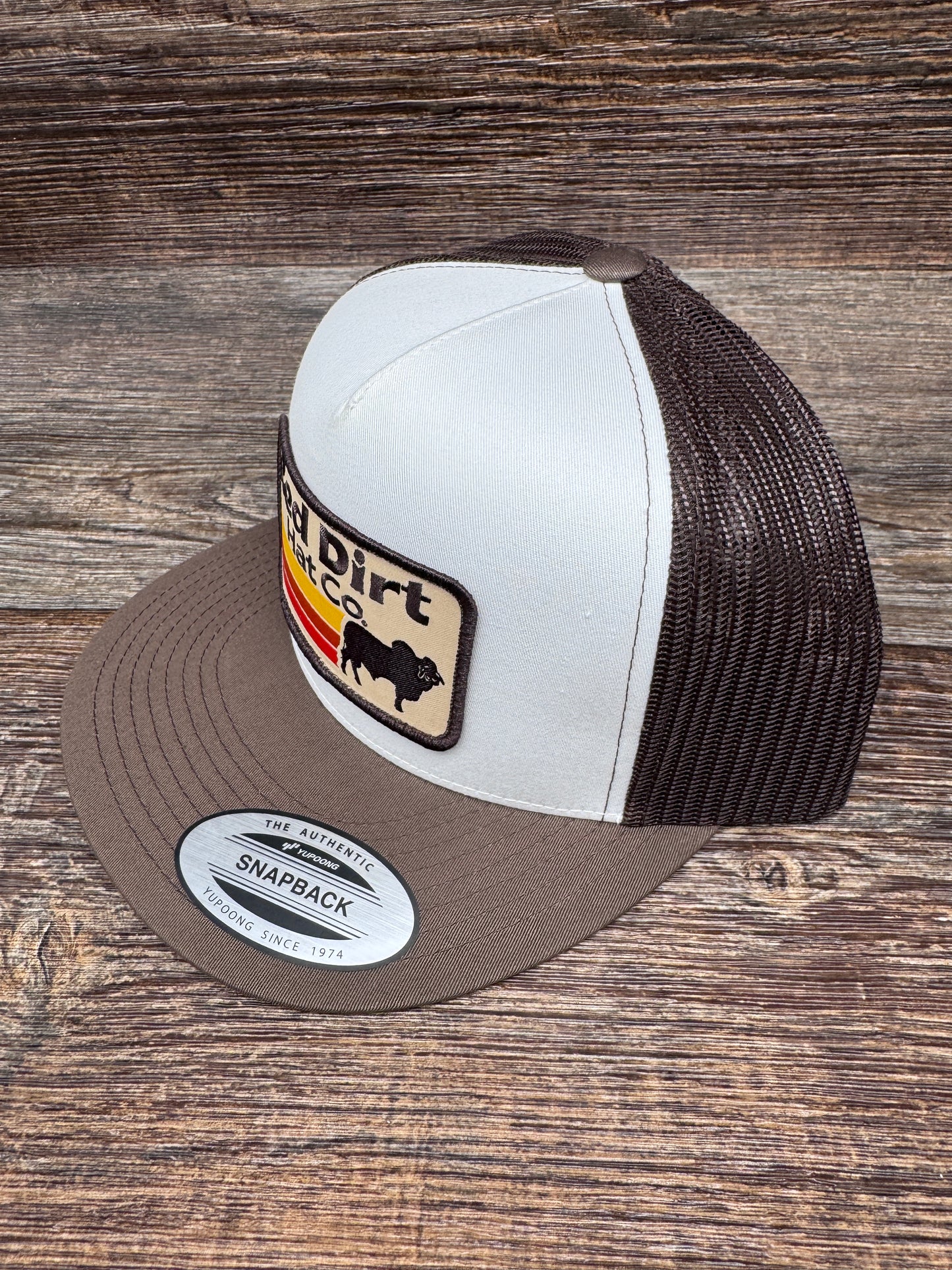 RDHC-270 Pancho Brown and White Cap by Red Dirt