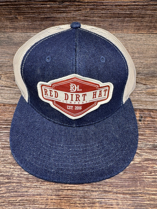 RDHC-220 Men's Rusted Buckle Navy/Stone Cap by Red Dirt