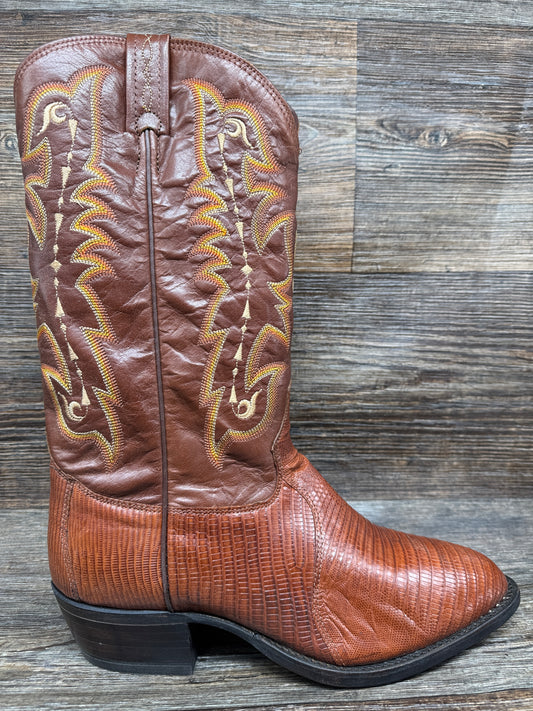 CZ812 Men's Peanut Brittle Teju Lizard Western Boots by Tony Lama