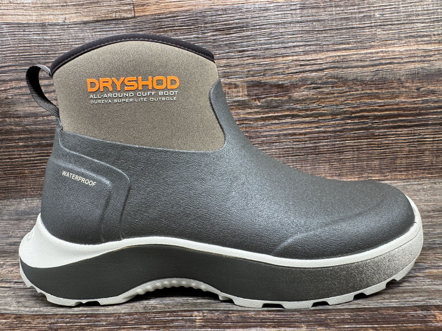EVA-MC-BR Men's Evalusion Cuff Lightweight Rubber Ankle Boot by Dryshod