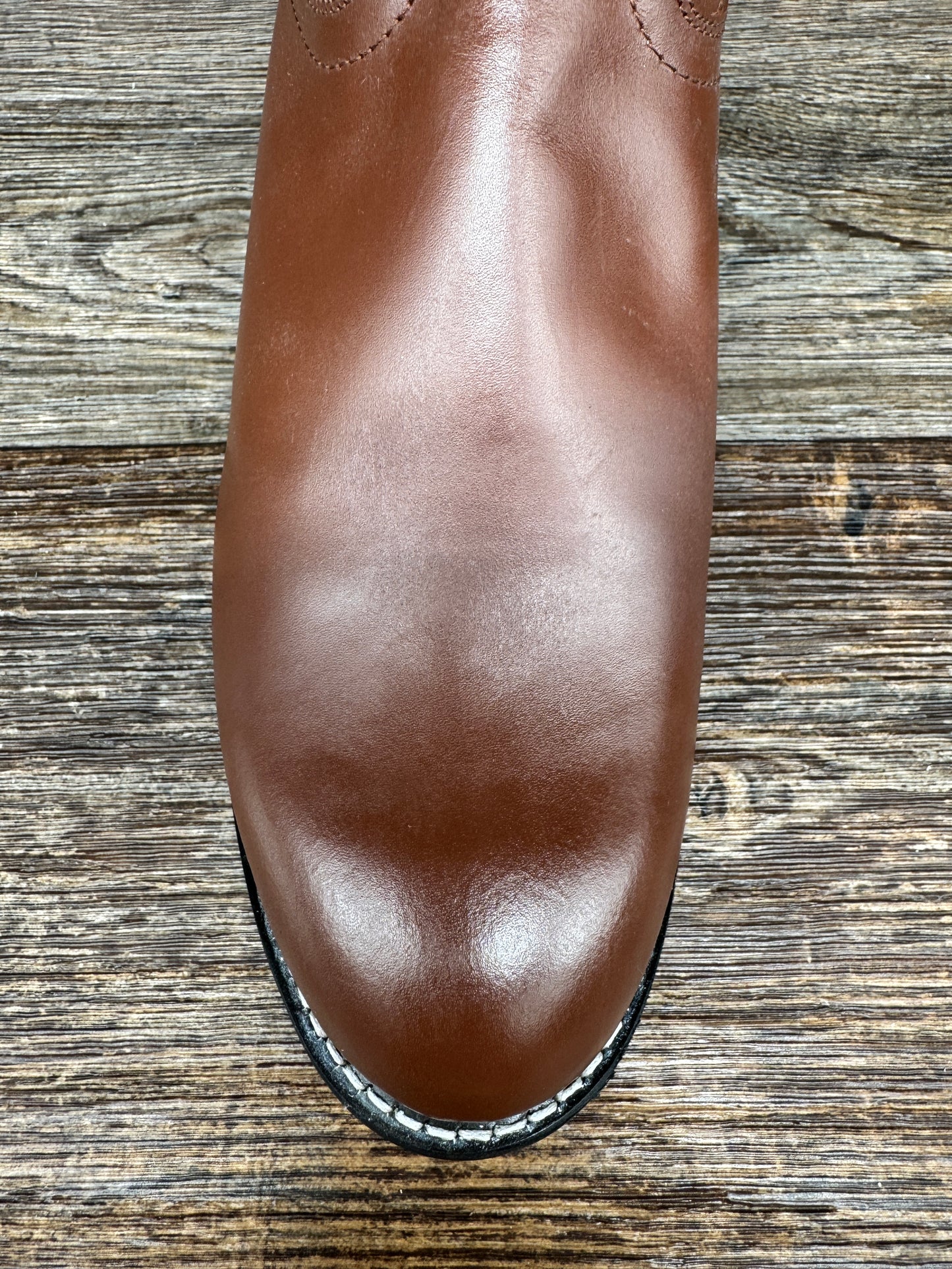3404 Men's Classic Roper in Tan Kiddie by Justin Western Boot