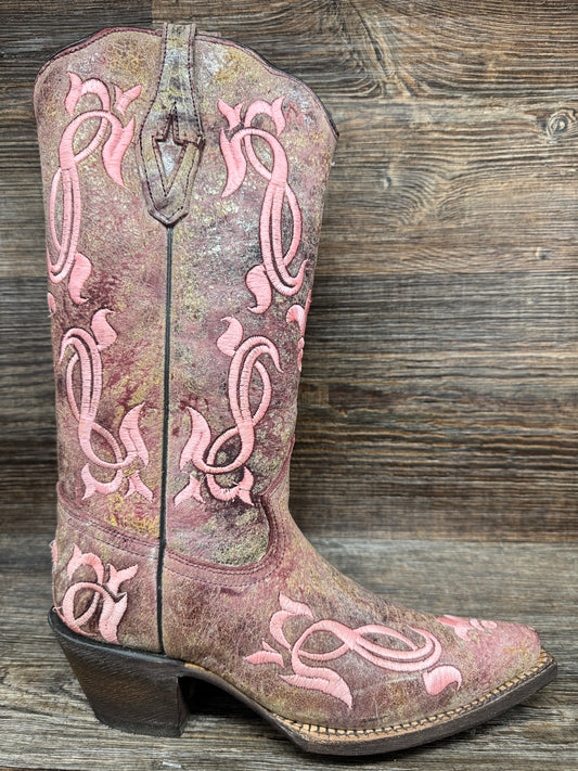 415 Women's Snip Toe Embroidered Wdstern Boot by Cowtown