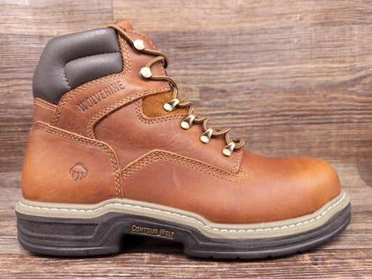 W02419 Men's Steel Toe 6 inch Lace Up Work Boot by Wolverine