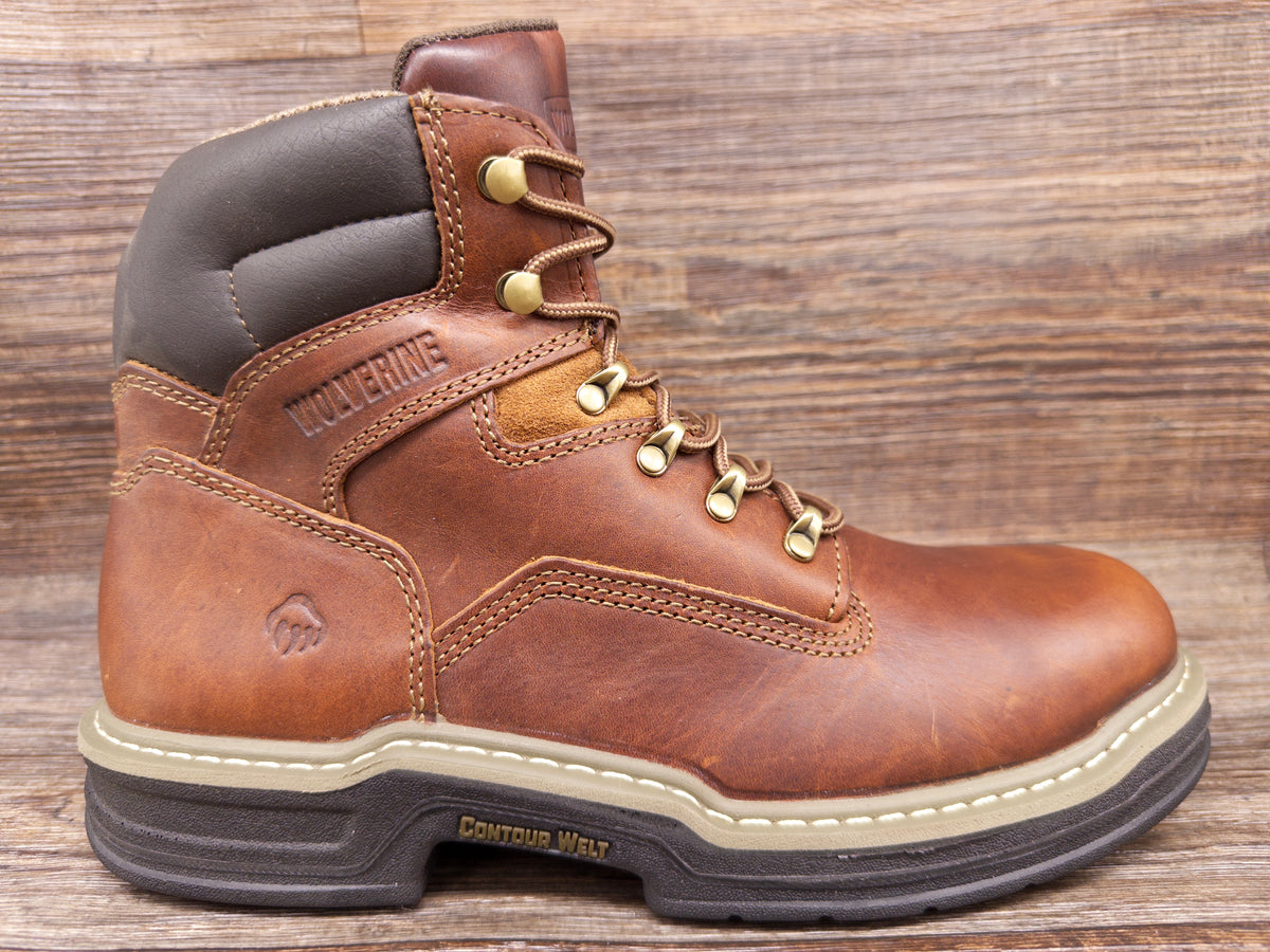 Wolverine Raider 02421 Brown Leather MultiShox Work Boots  display picture 3