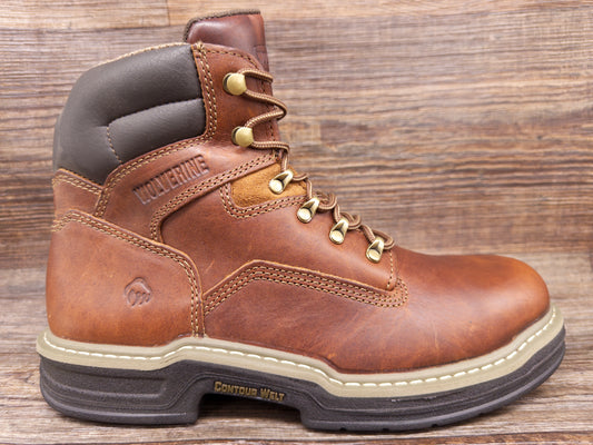 W02421 Men's Lace Up Soft Toe 6 inch Work Boot by Wolverine