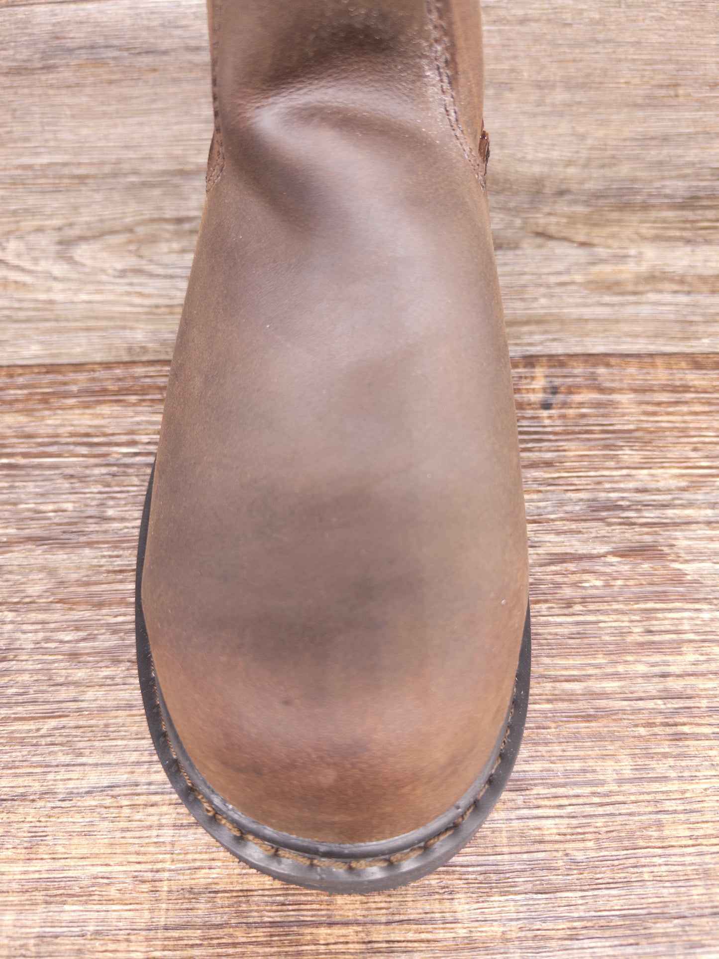5ANAAGG-2002 Men's Slip On Steel Toe Wellington Workboot by Aggressor