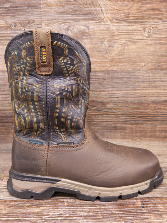 10034157 Men's Rebar Flex H20 Composite Toe Work Boot by Ariat