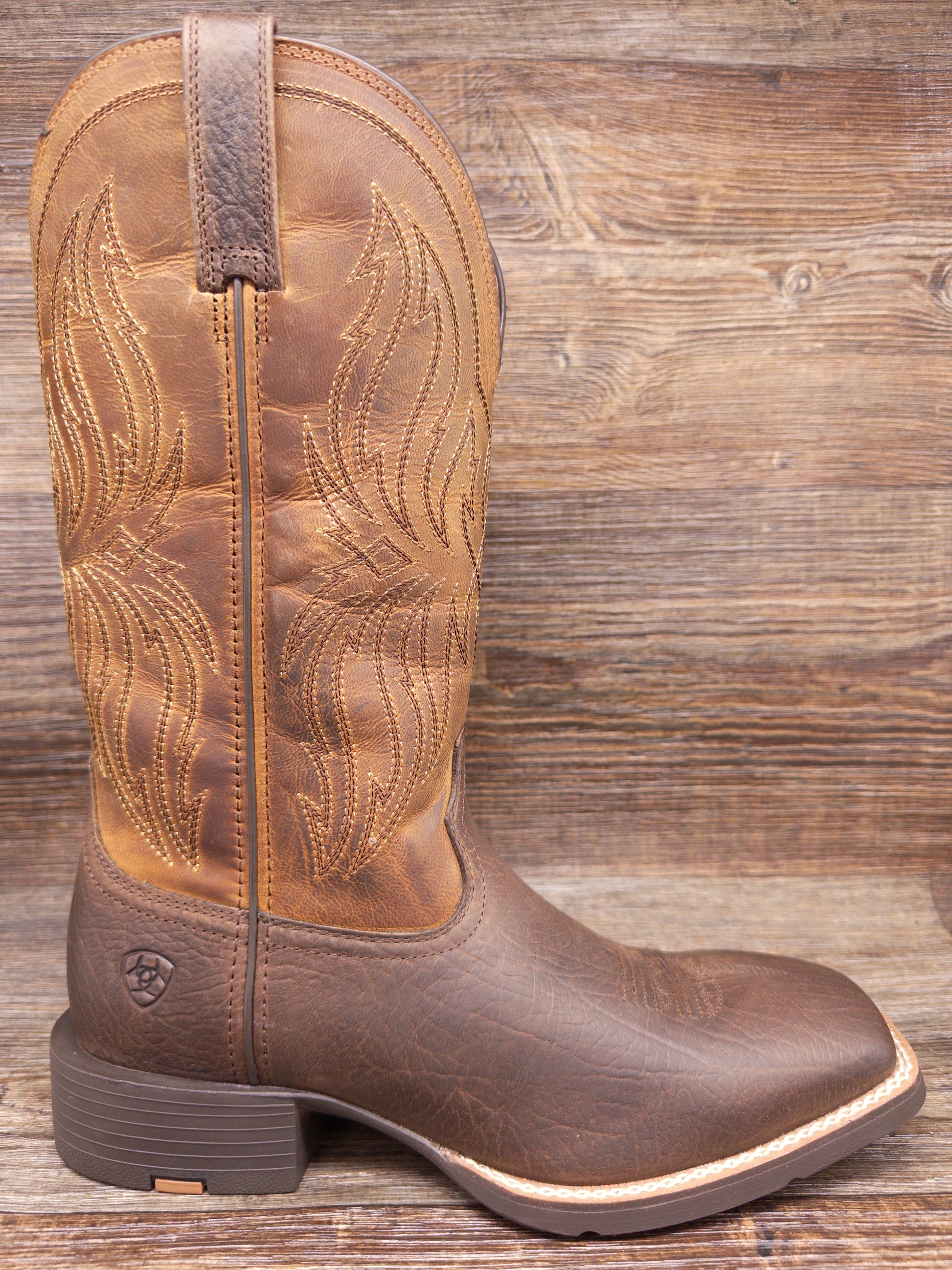 Ariat Men's Toffee Hippo Print Sport Rustler 11