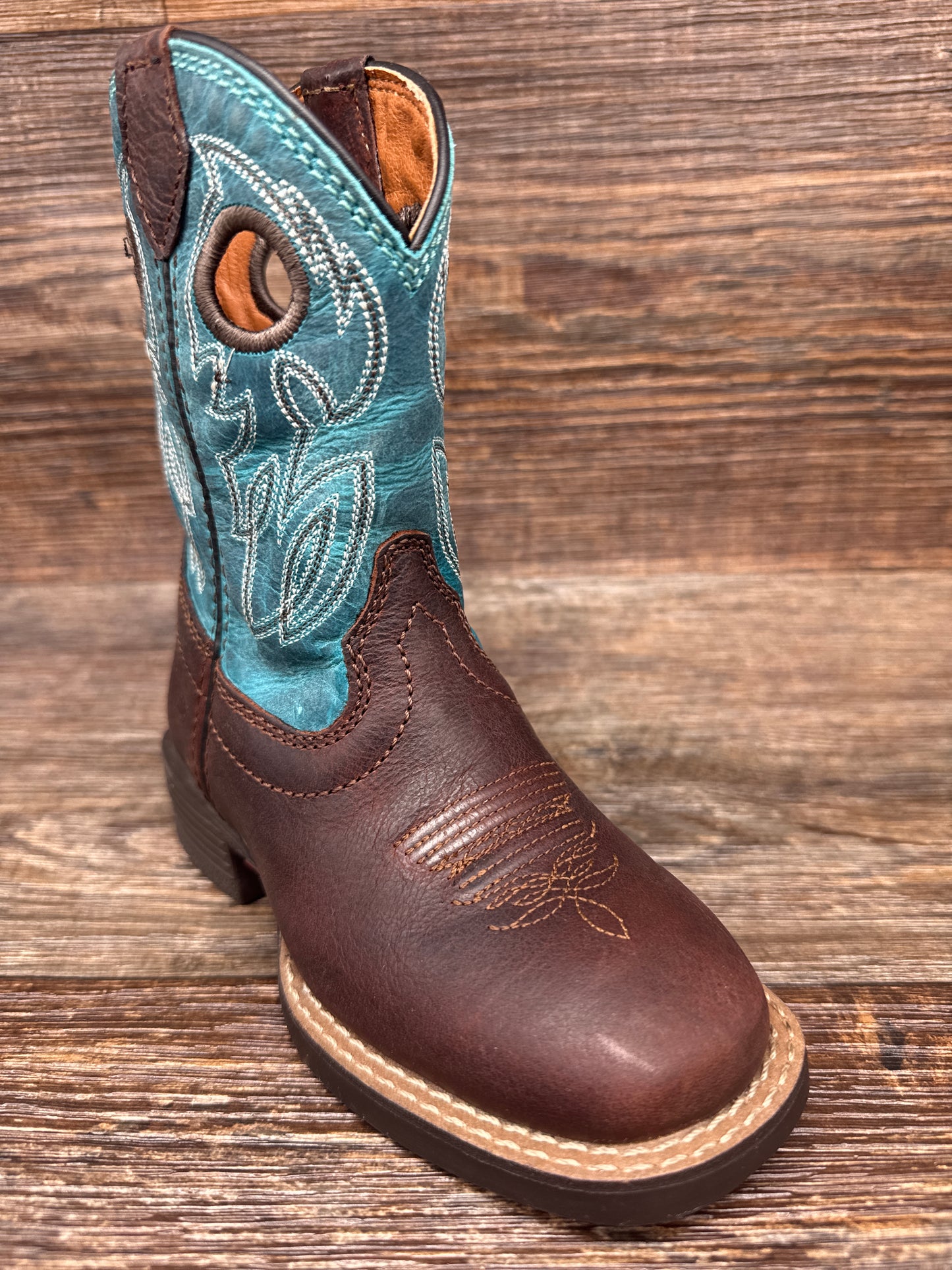 JK7524 Kid's Bowline Jr Square Toe Western Boots by Justin
