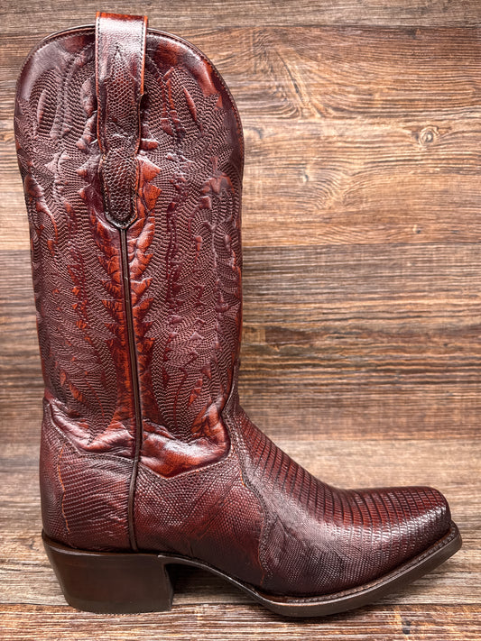 DP7039 Men's Ringold Genuine Lizard Square Toe Western Boot by Dan Post