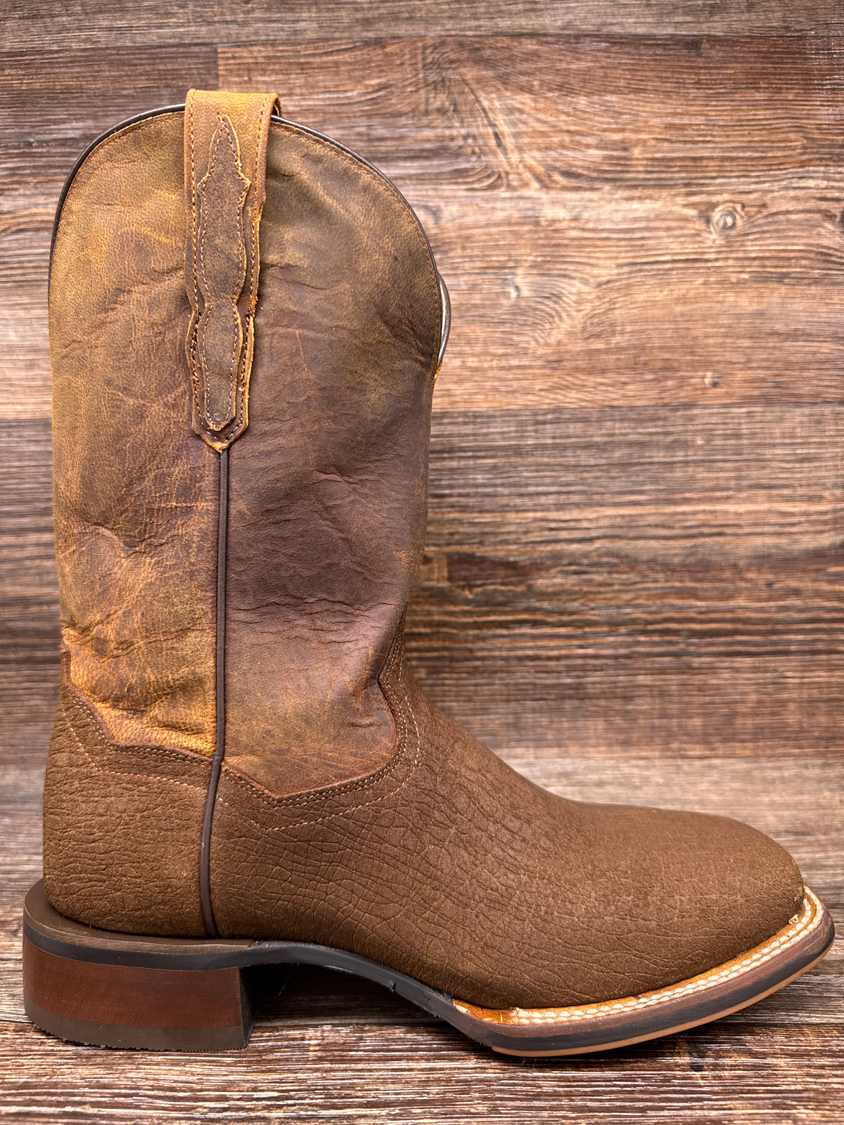Dan Post Brown Western Cowboy Boots Leather & Suede Tall Low Heel Men\'s Size 8.5 ROMAN LEATHER BOOT by DAN POST – Dan Post Boots main image 4