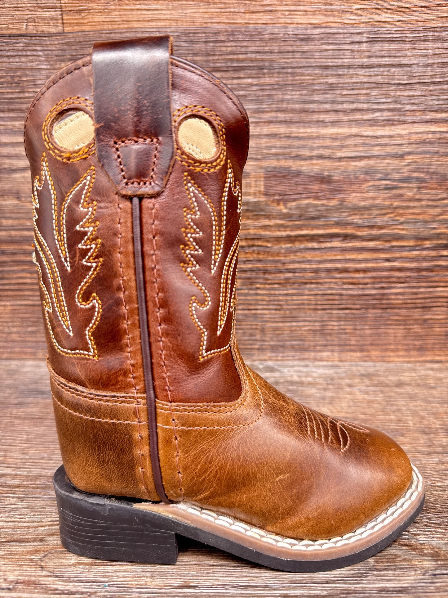 BSI1807 Toddler's Square Toe Western Boots by Old West