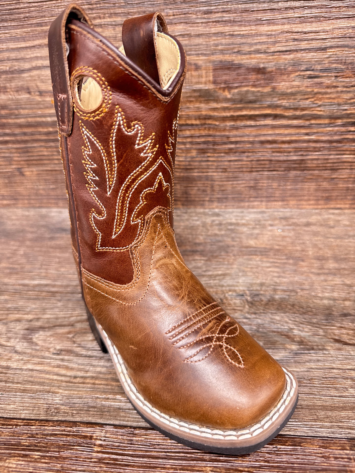 BSI1807 Toddler's Square Toe Western Boots by Old West