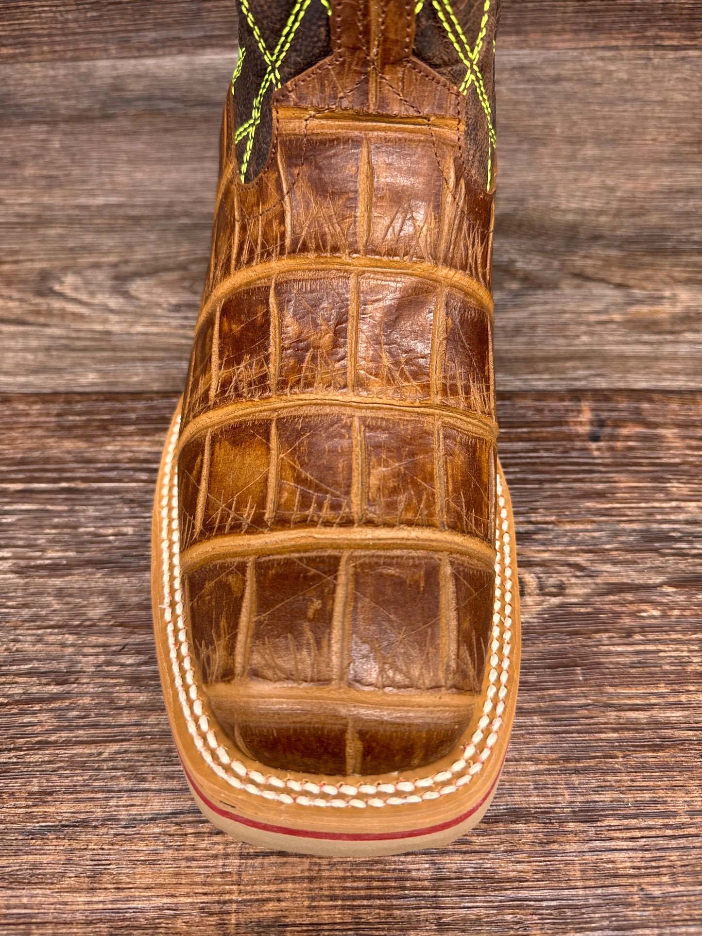 HPW2513 Men's Soft Toe Alligator Print Work Boots by Horse Power
