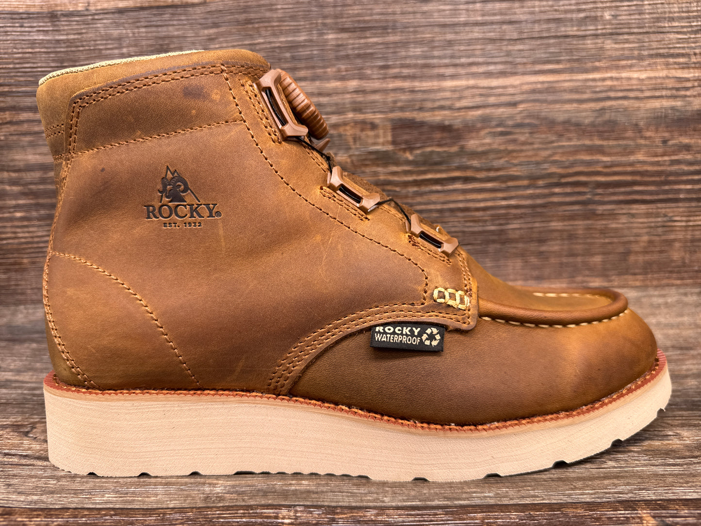 RKK0511 Men's BOA Soft Toe Wedge Sole Work Boot by Rocky