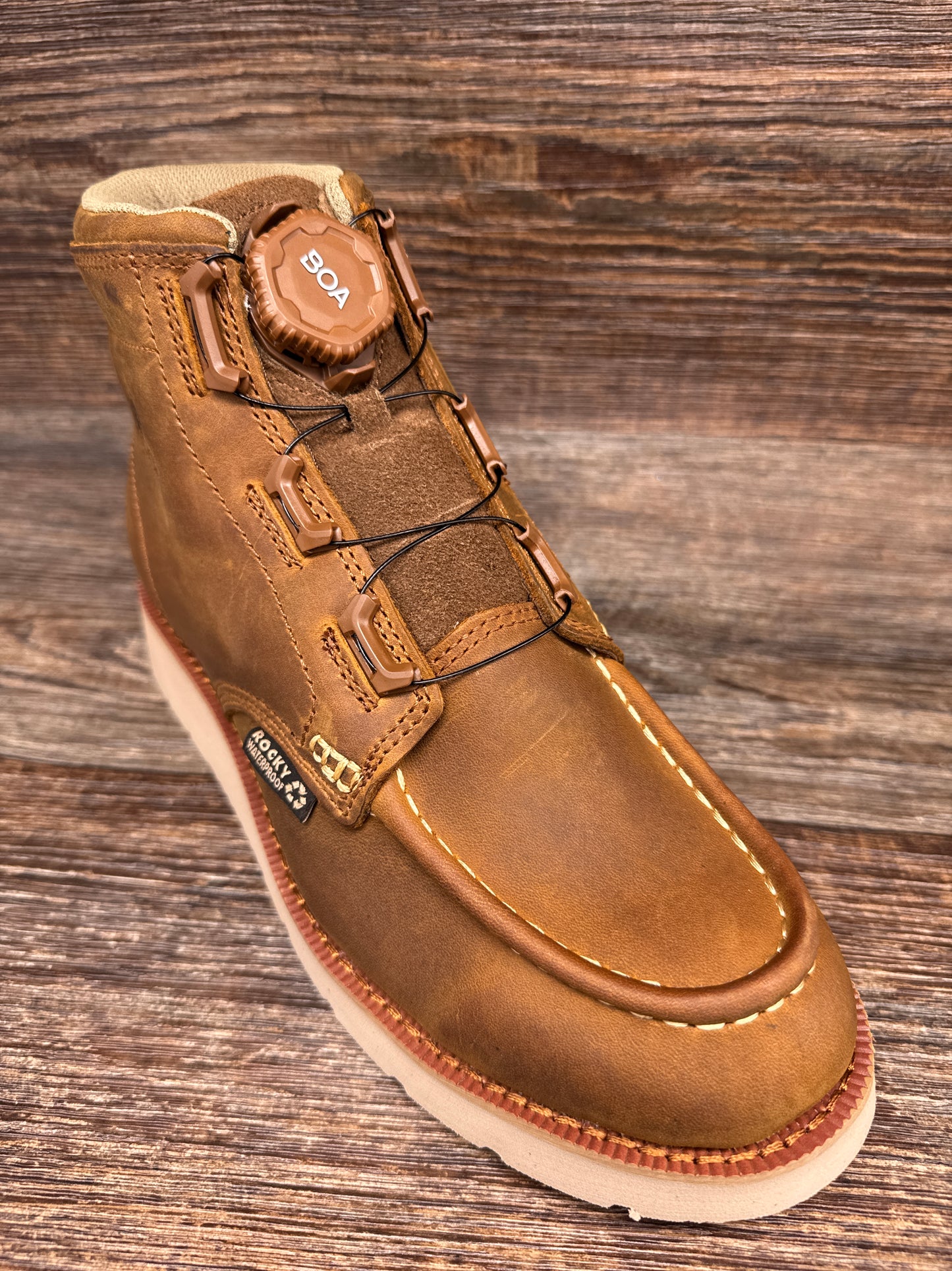 RKK0511 Men's BOA Soft Toe Wedge Sole Work Boot by Rocky