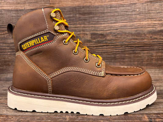 P91833 Men's Reclaimer Wedge Steel Toe Waterproof Lace Up Work Boot by Caterpillar