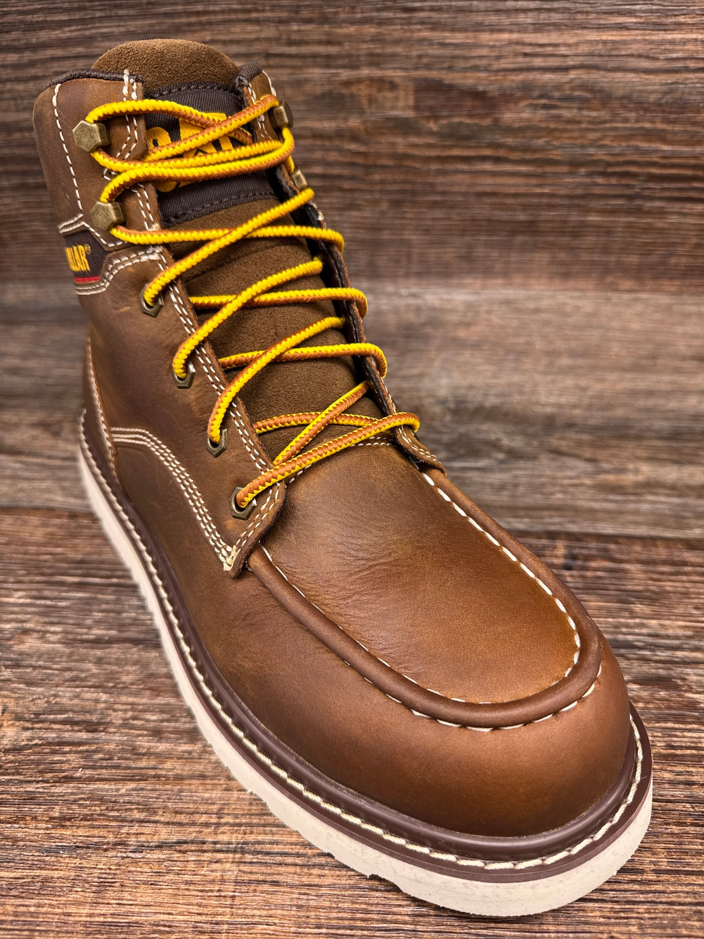 P91833 Men's Reclaimer Wedge Steel Toe Waterproof Lace Up Work Boot by Caterpillar