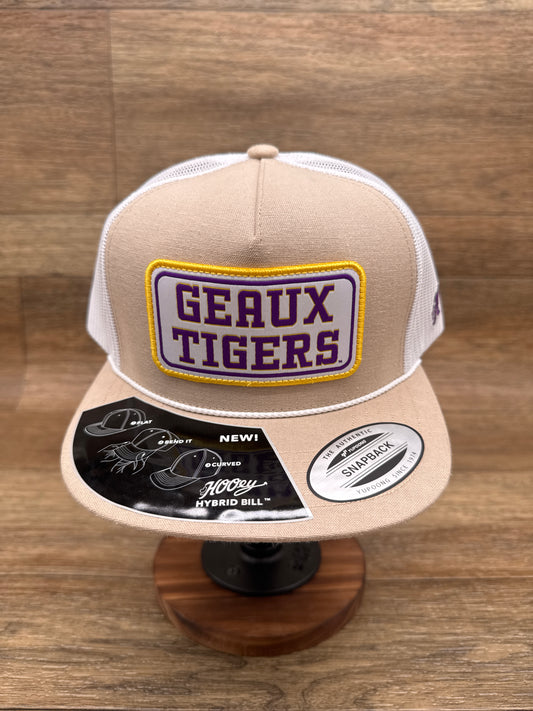 7439T-TNWH Louisiana State University Geaux Tigers Cap by Hooey