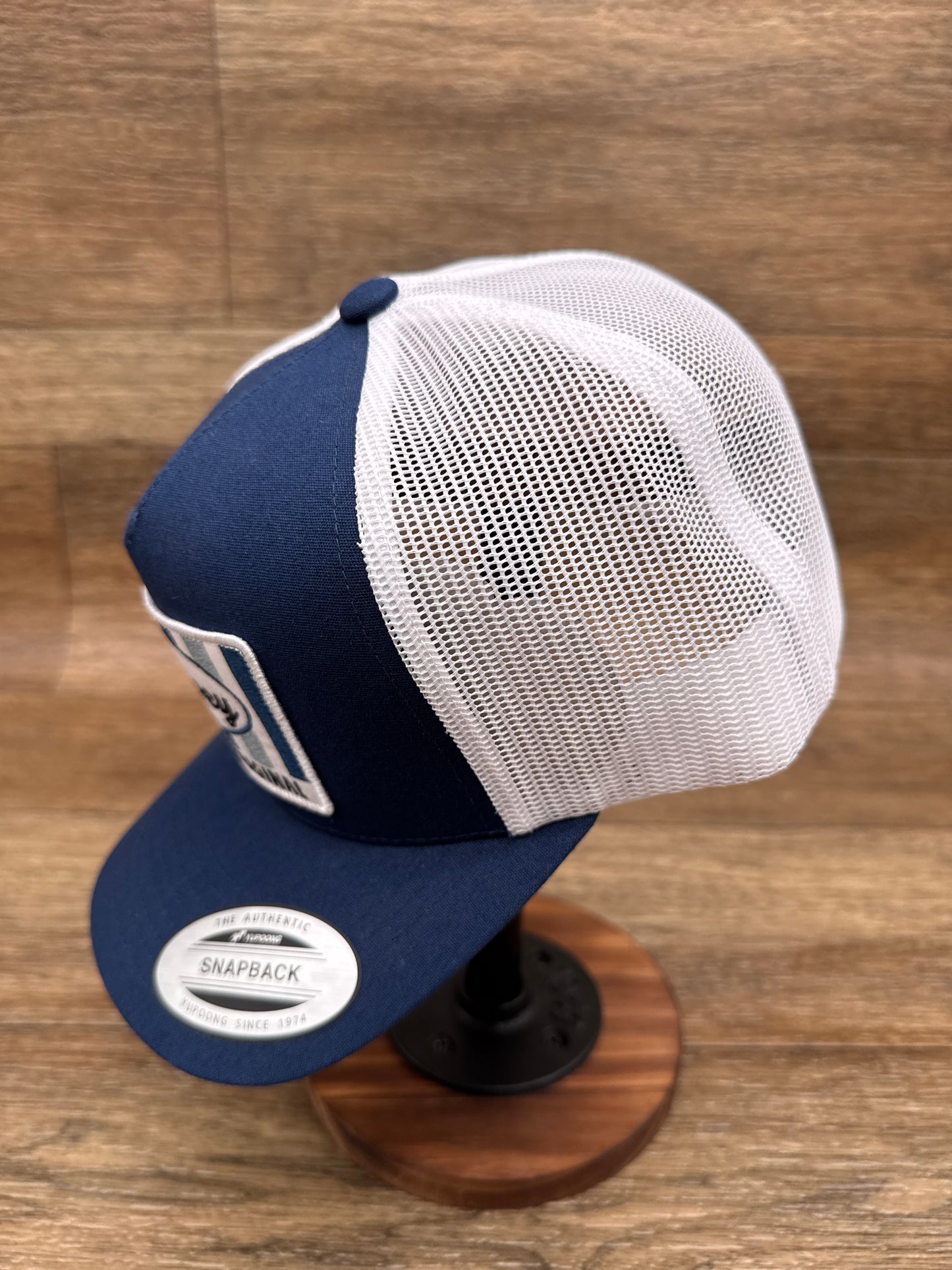2411T-NVWH Sudan Navy/White Cap with Patch by Hooey